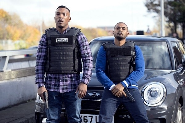 Ashley Walters,and Noel Clarke star in new police series Bulletproof. 