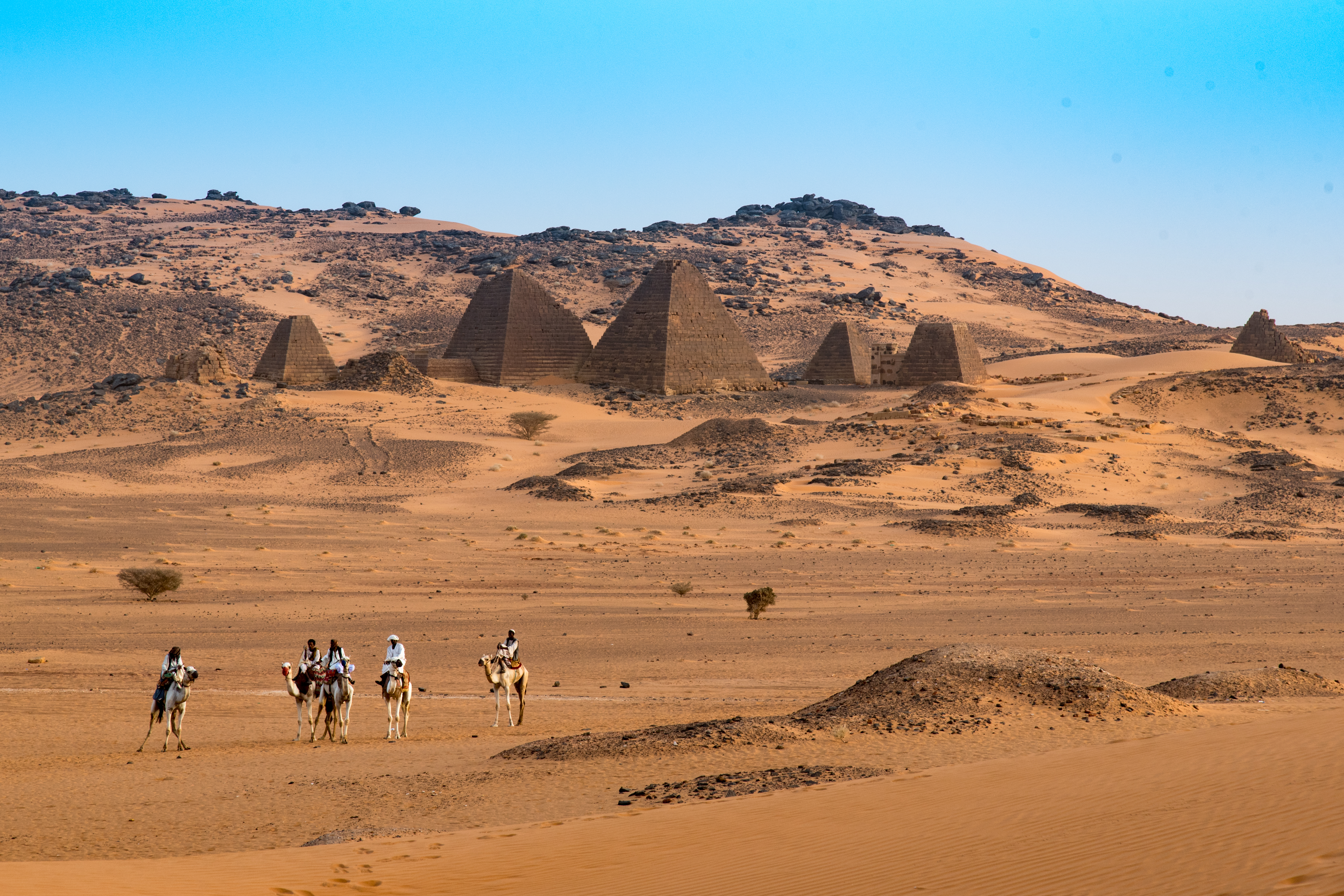 The pyramids of Meroe (Sarah Marshall/PA)