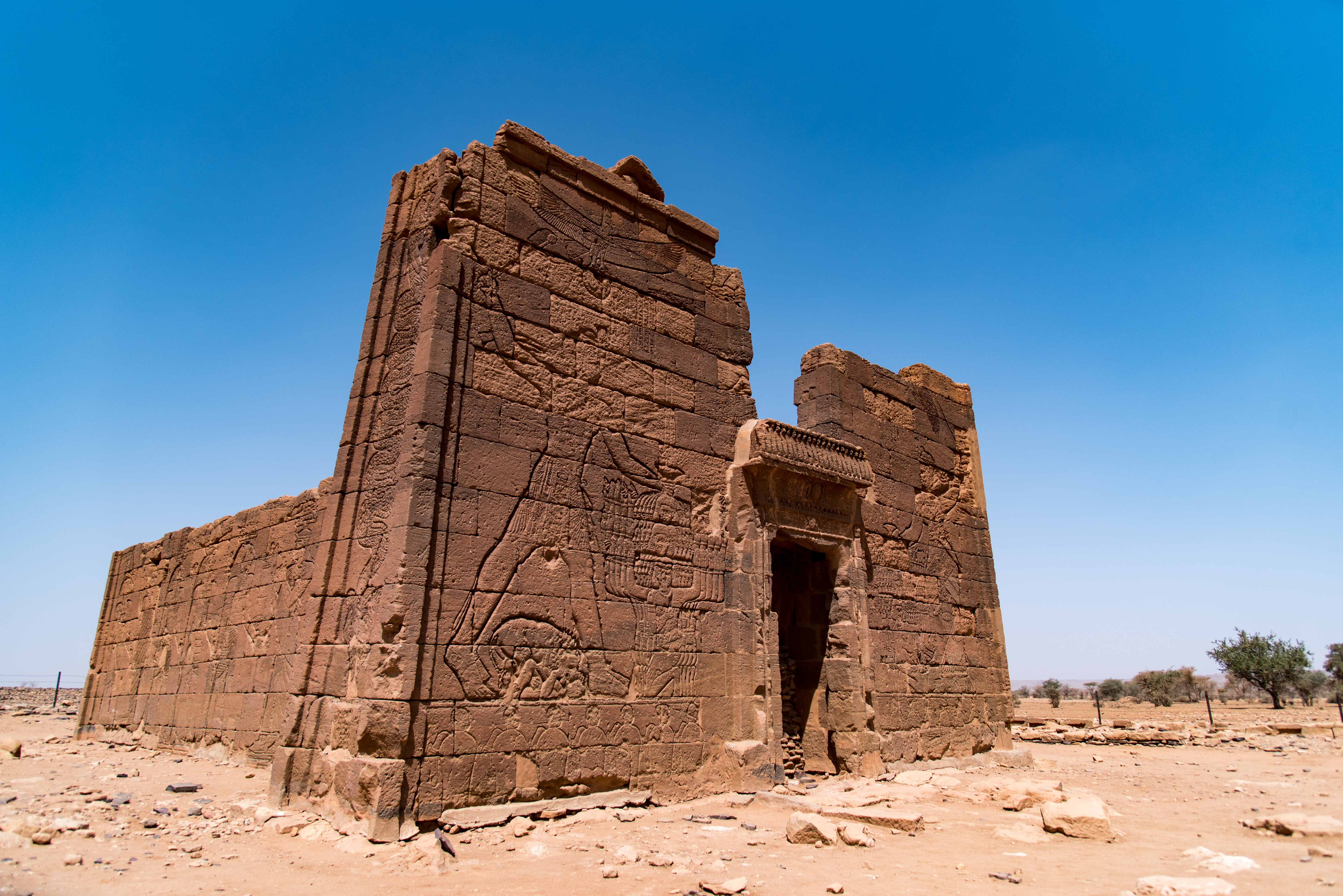 The Lion Temple of Apodemak at Naga (Sarah Marshall/PA)