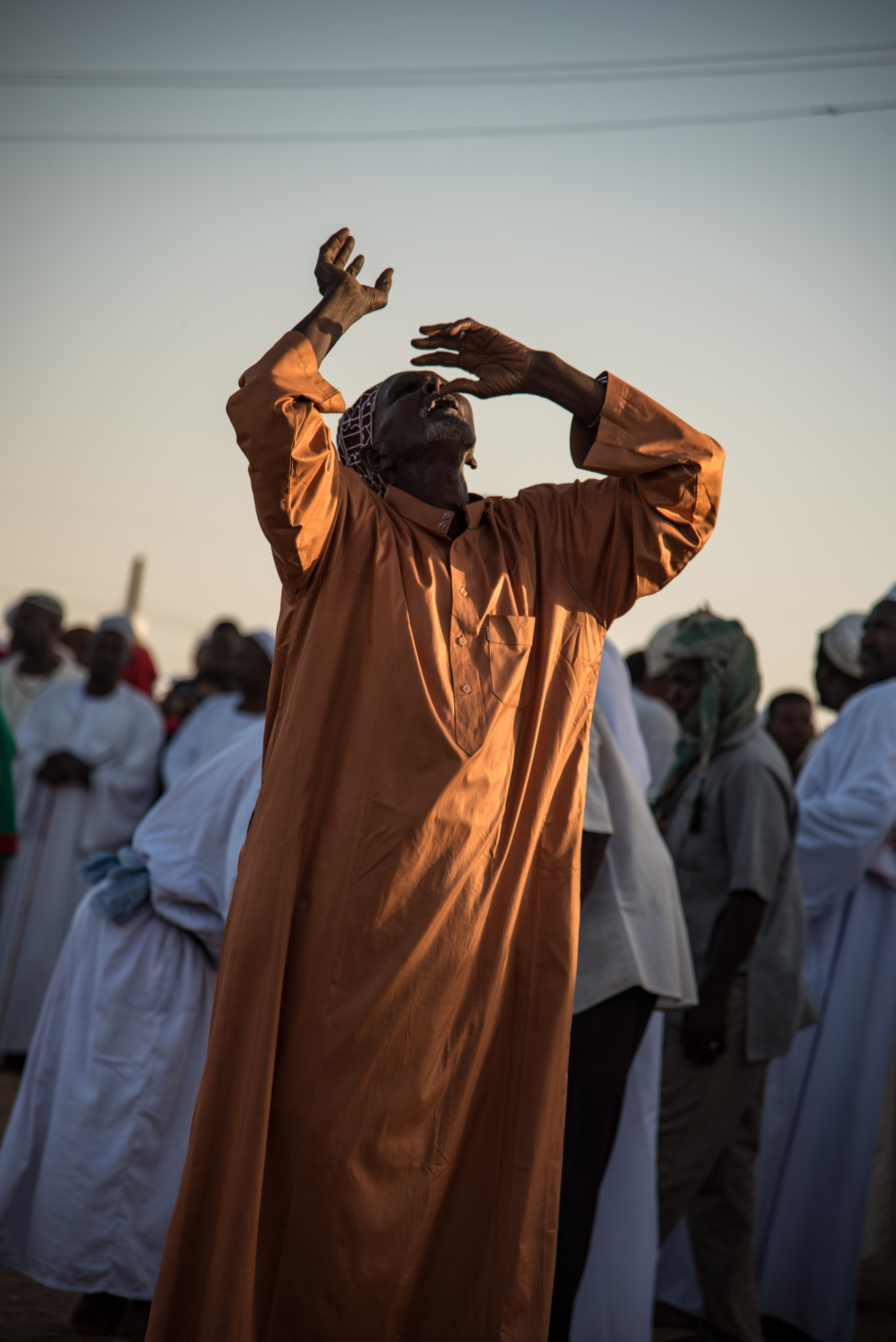 A Sufi worshipper (Sarah Marshall/PA)