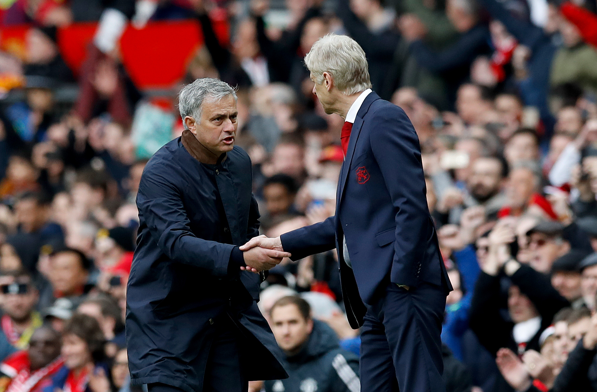 Jose Mourinho and Arsene Wenger