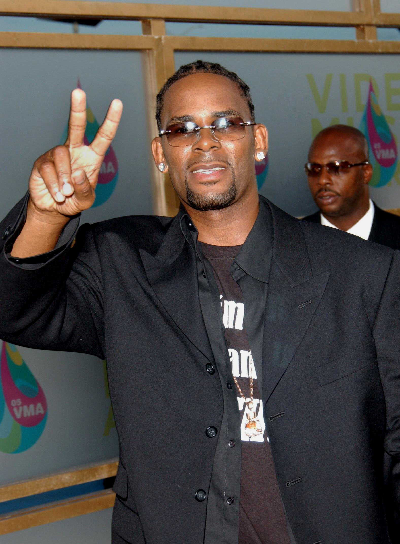 R Kelly arrives for the MTV Video Music Awards in Florida in 2005 (Anthony Harvey/PA)
