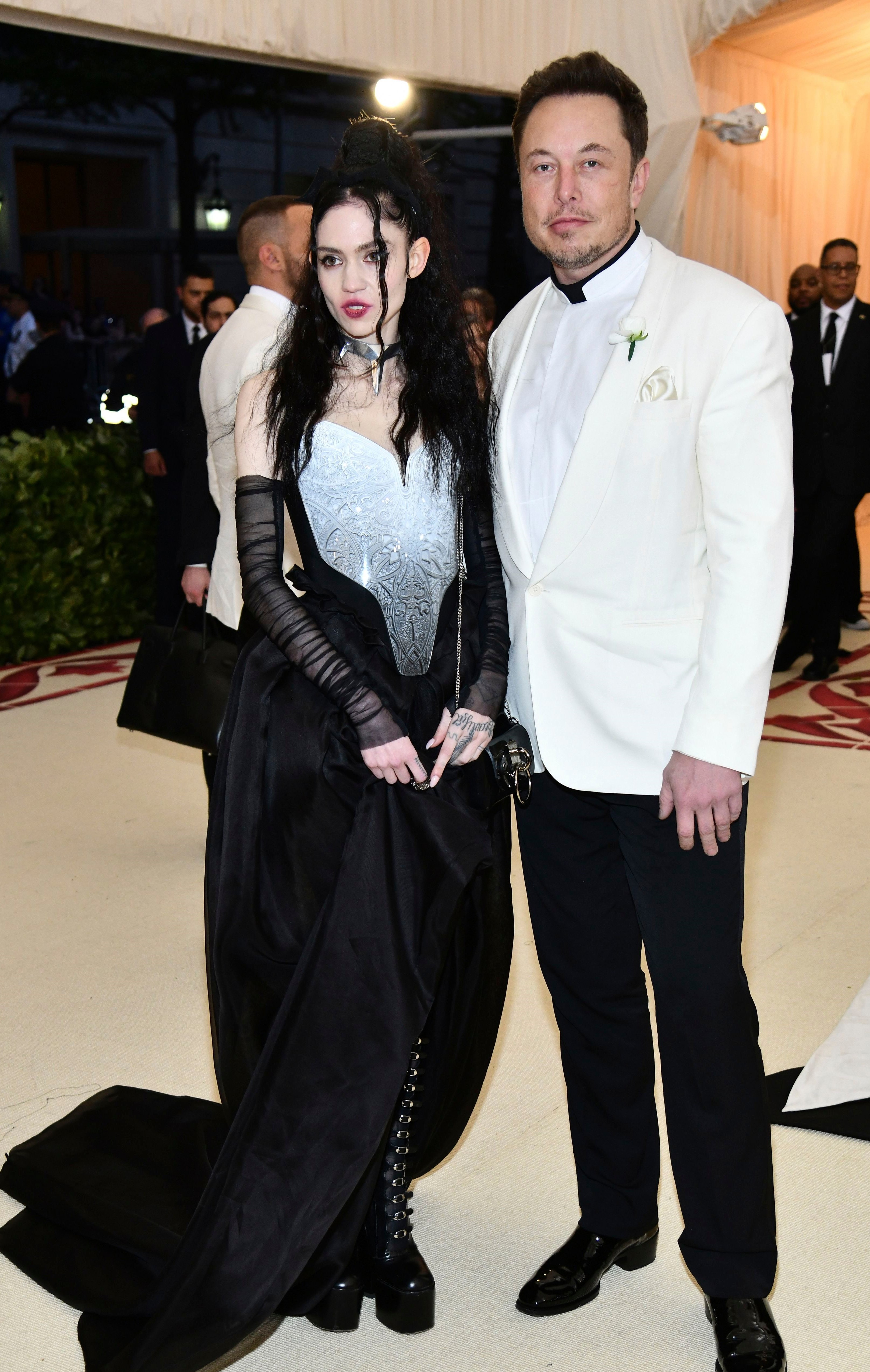 Elon Musk and Grimes make couple debut at the Met Gala ...