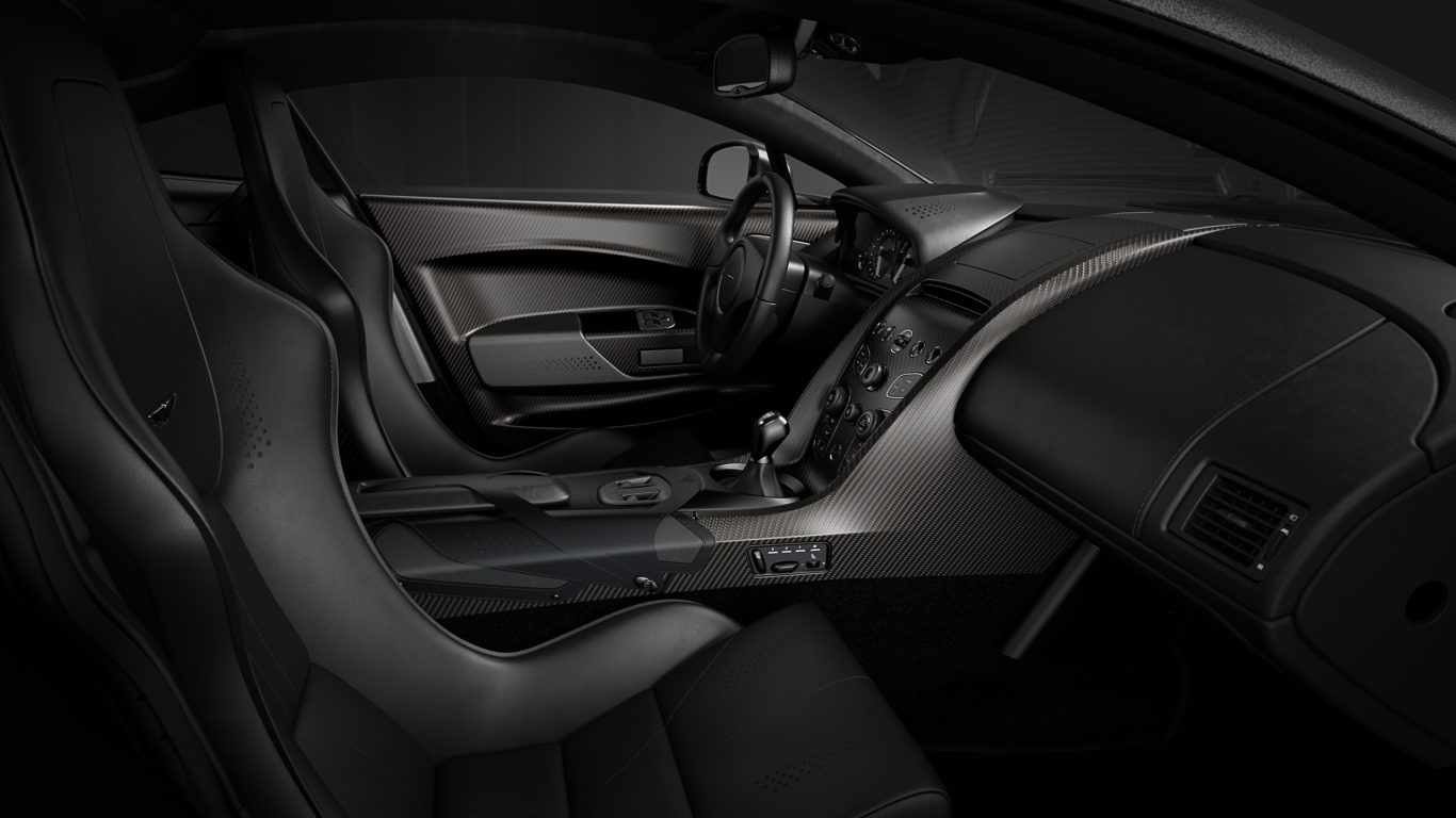 The interior features a variety of high-end materials