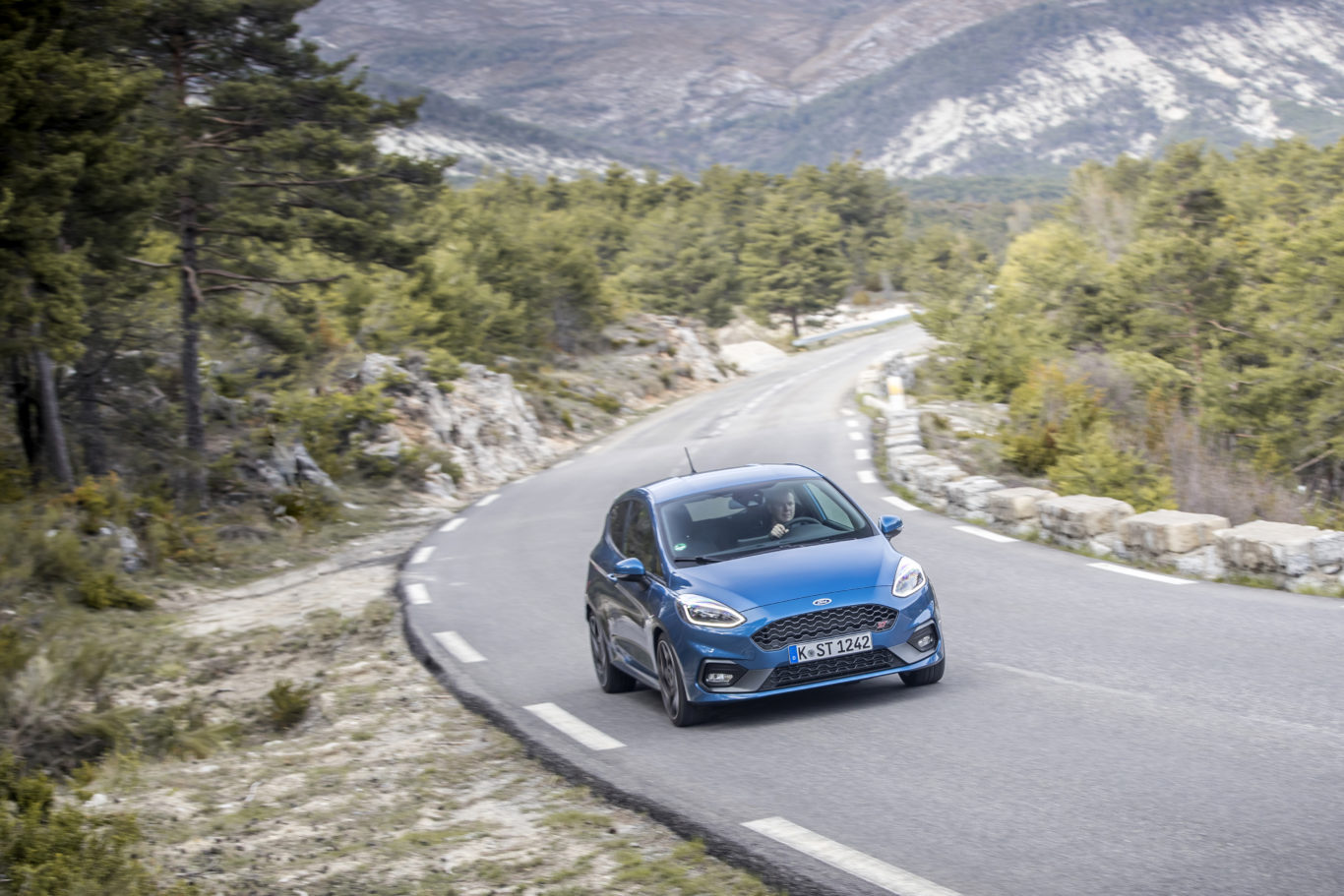 The Ford Fiesta ST's nimble handling makes it excellent in the bends