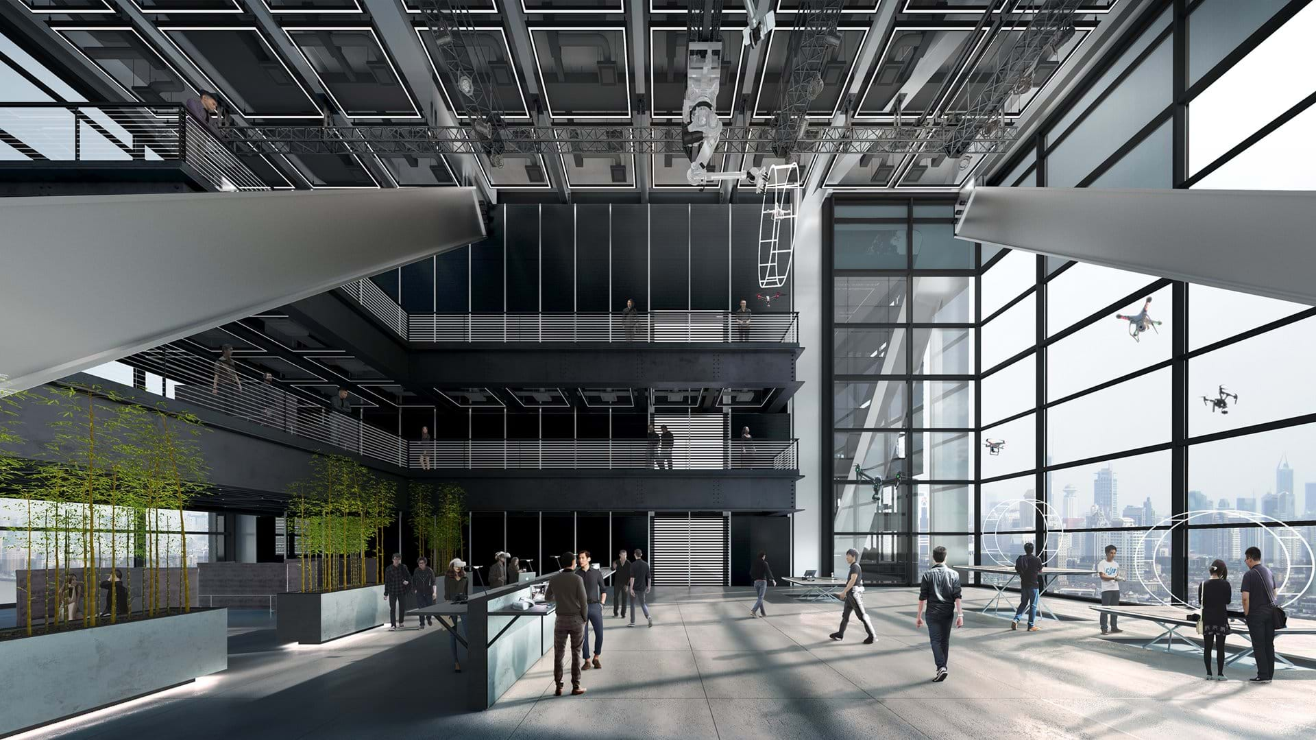 New headquarters for DJI in Shenzhen, China (Foster + Partners)