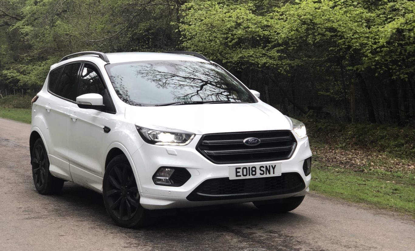 The Kuga's high riding position gives a commanding view of the road ahead