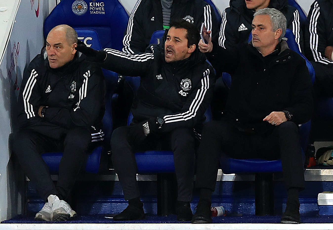 Rui Faria (centre) 