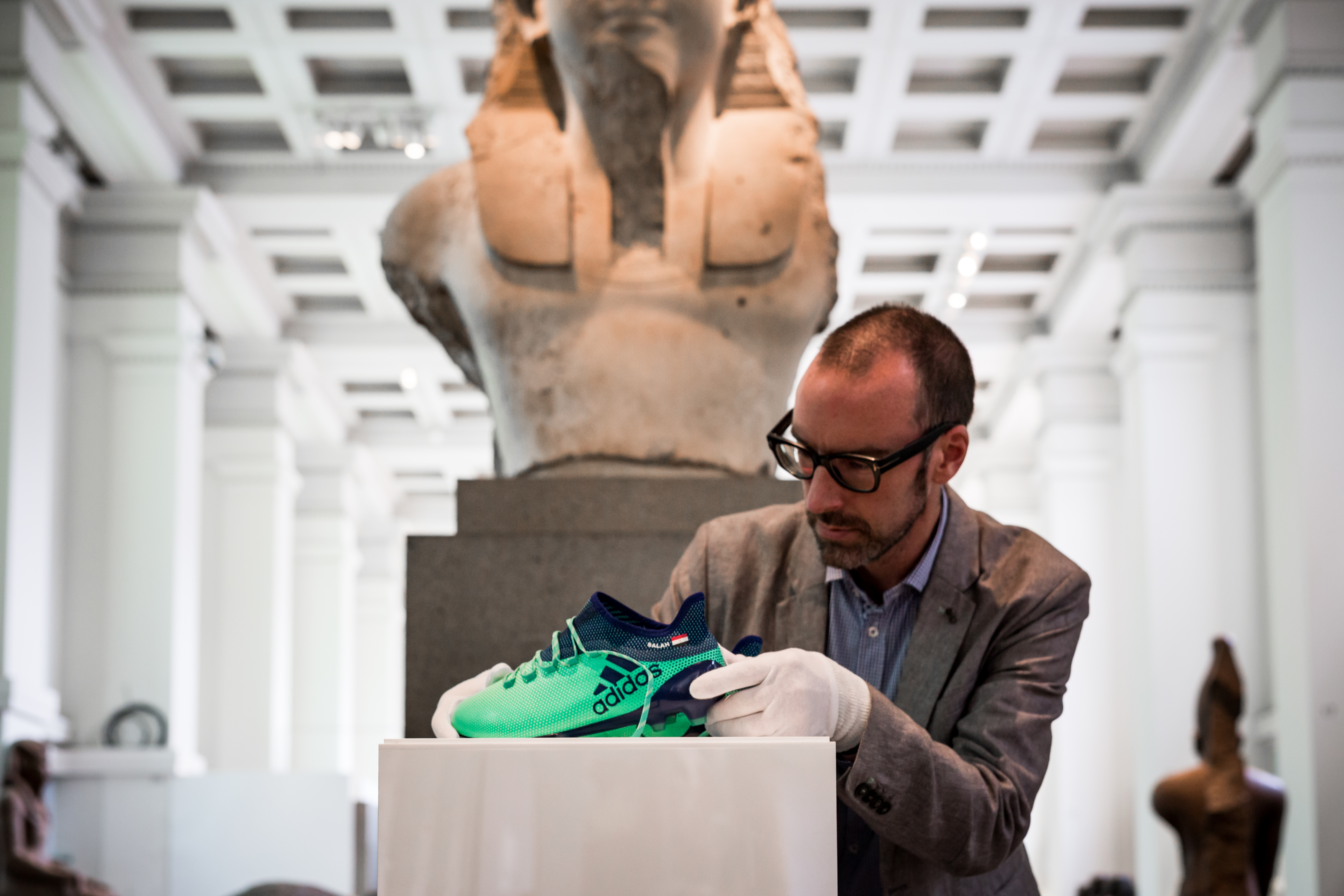 Mo Salah's boots (British Museum)