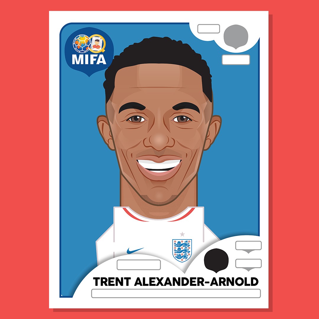 Artist Dave Will's Trent Alexander-Arnold sticker