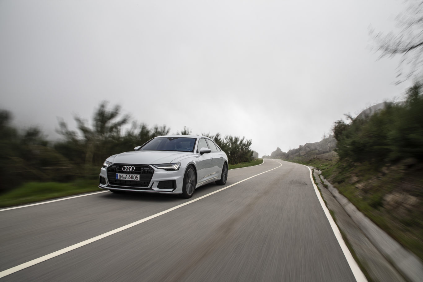 Air suspension helps give the A6 supreme ride quality