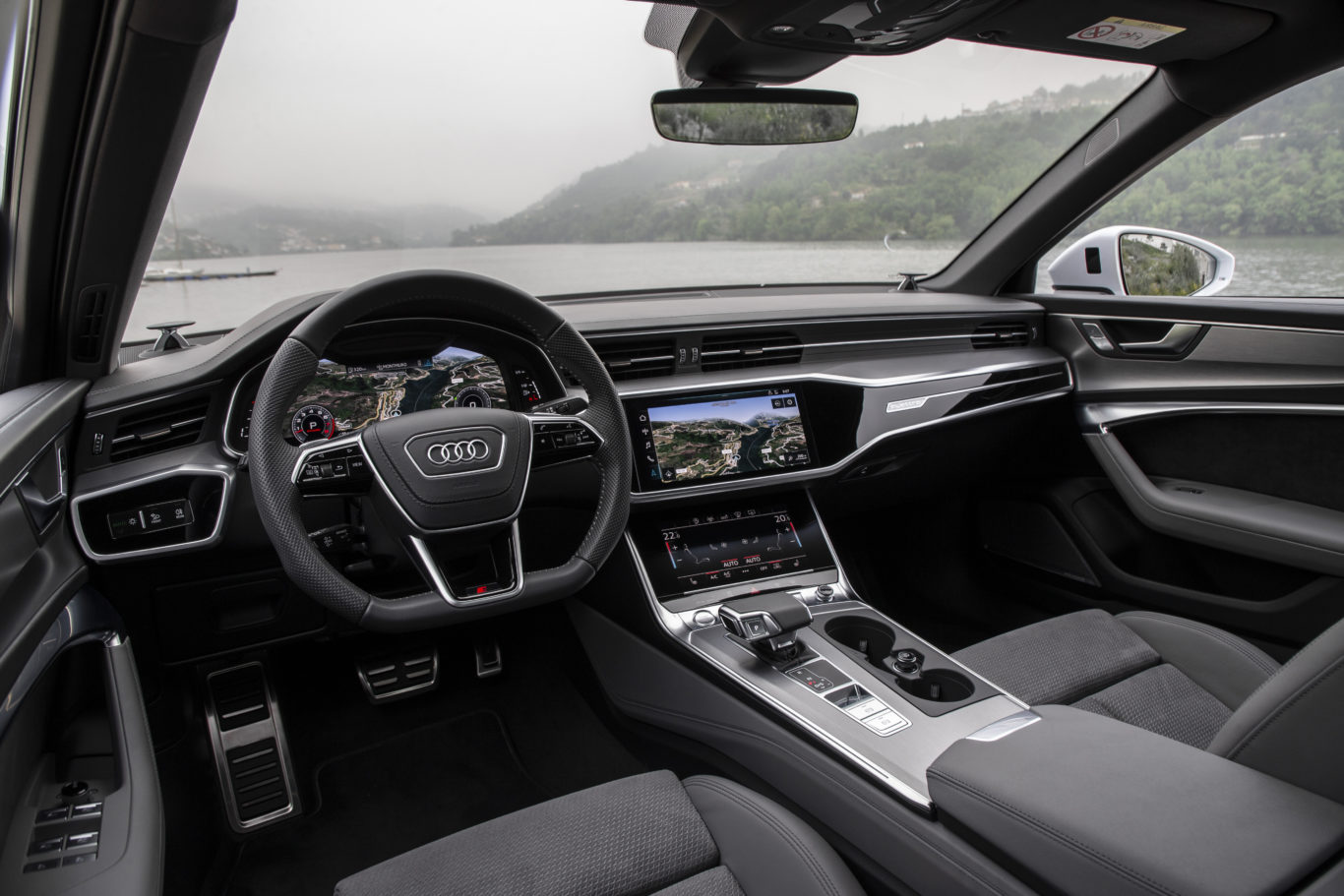 The A6's cabin is very well put together