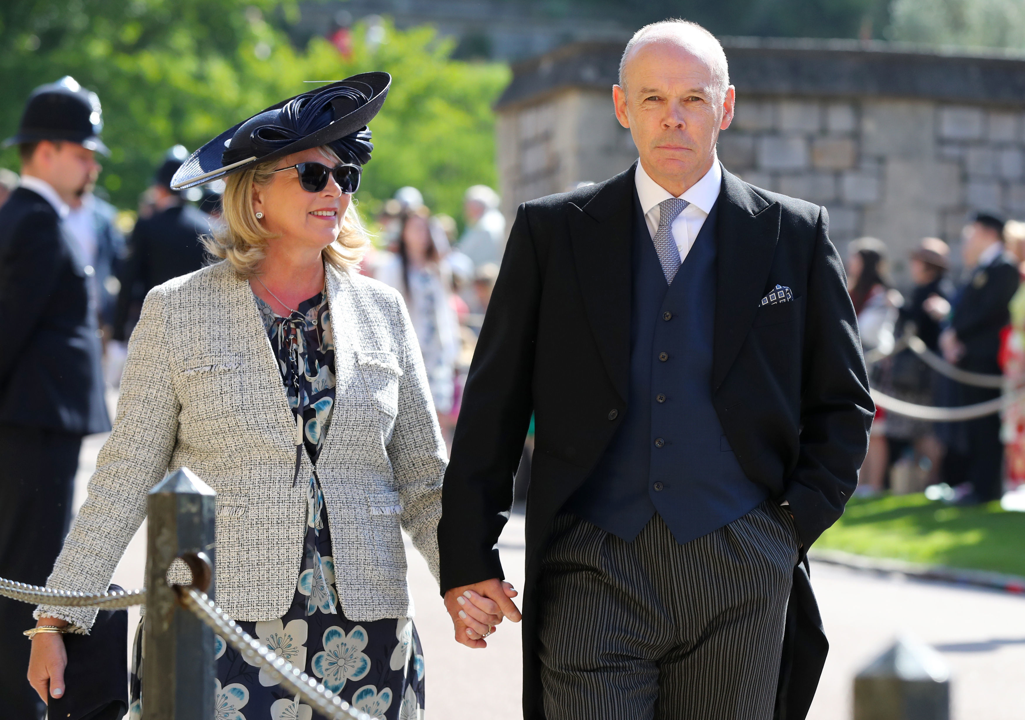Sir Clive Woodward was joined by Jayne Williams (Gareth Fuller/PA)