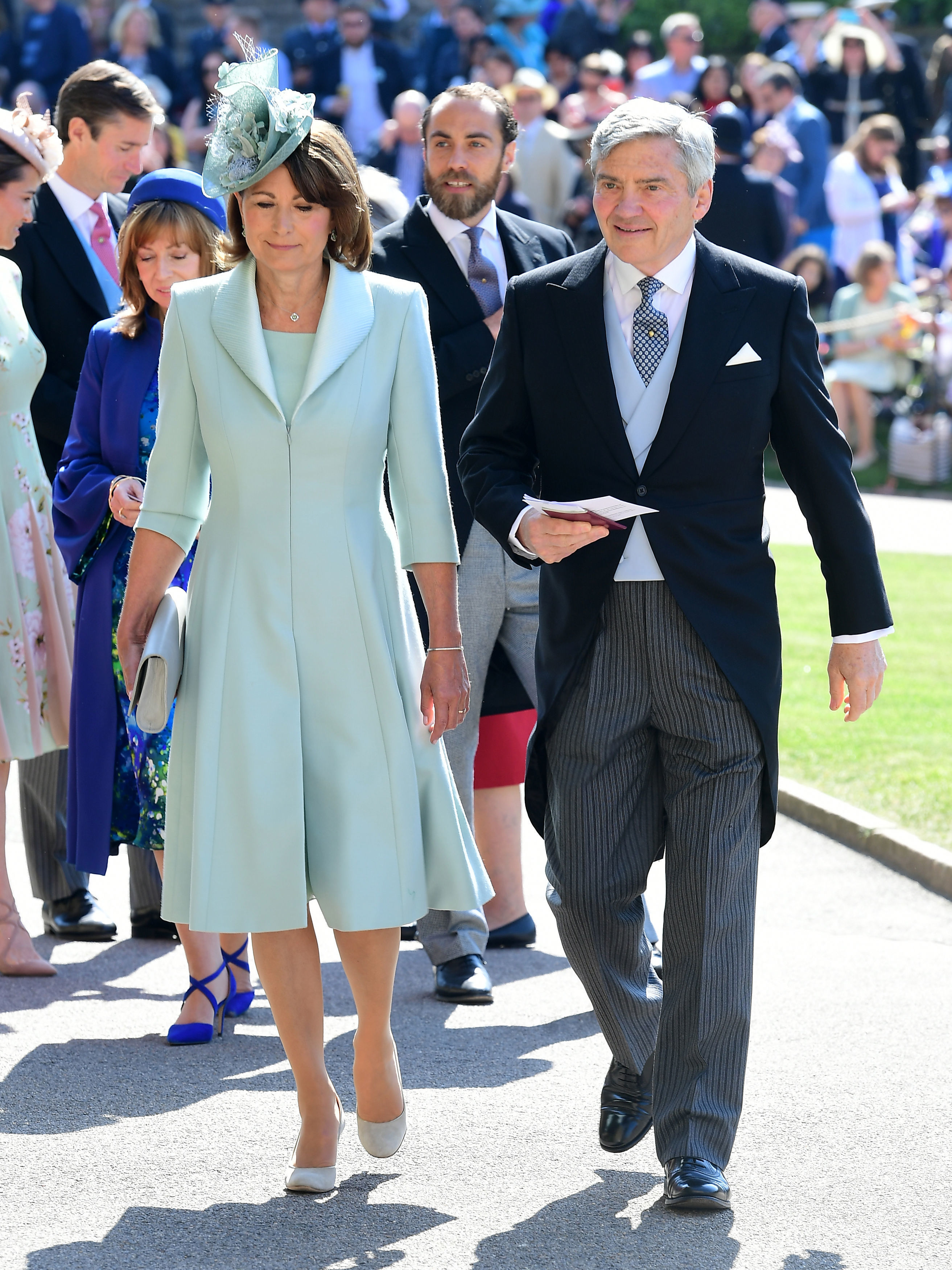 Carole and Michael Middleton, parents of the Duchess of Cambridge (Ian West/PA)