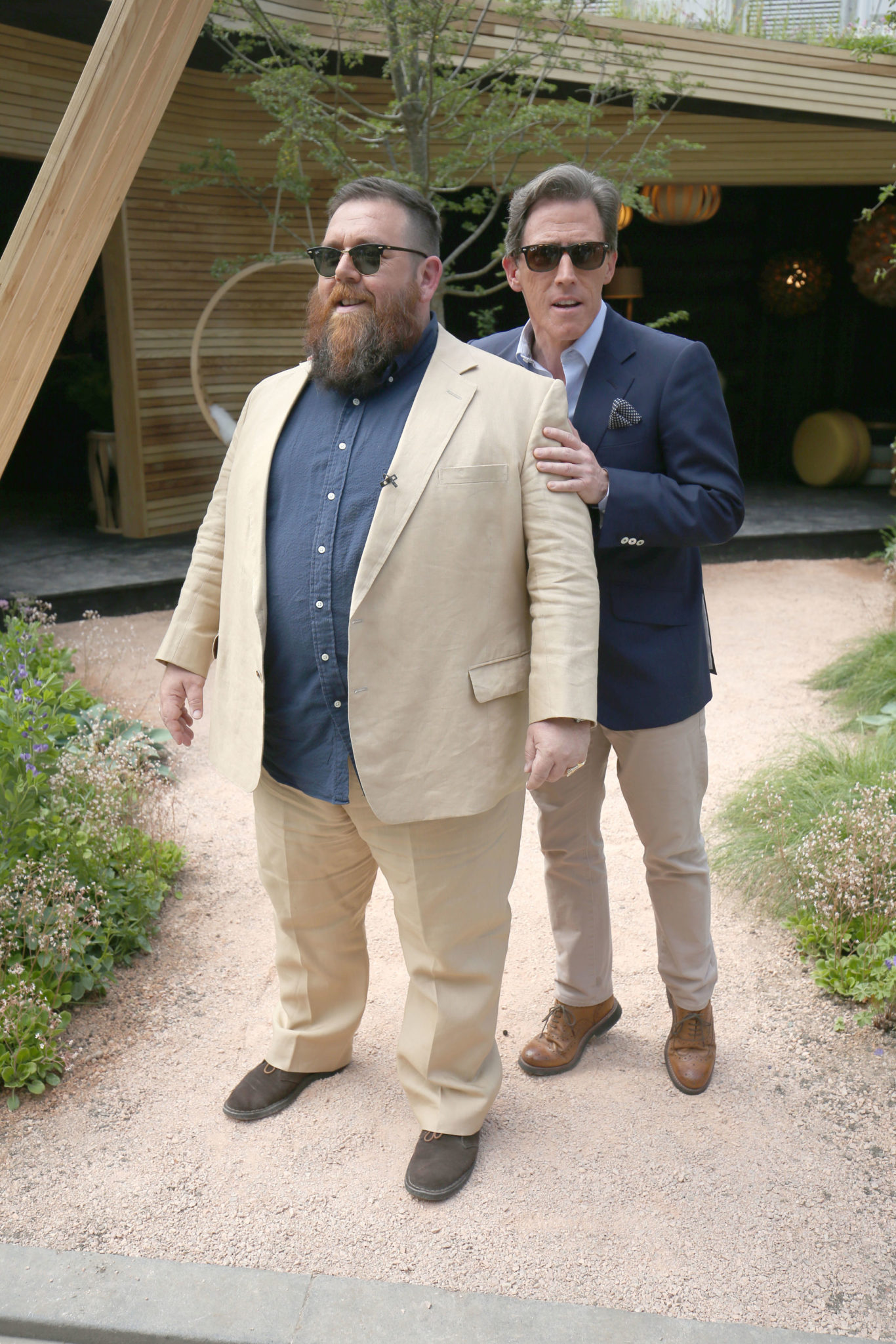 Nick Frost and Rob Brydon (Jonathan Brady/PA)