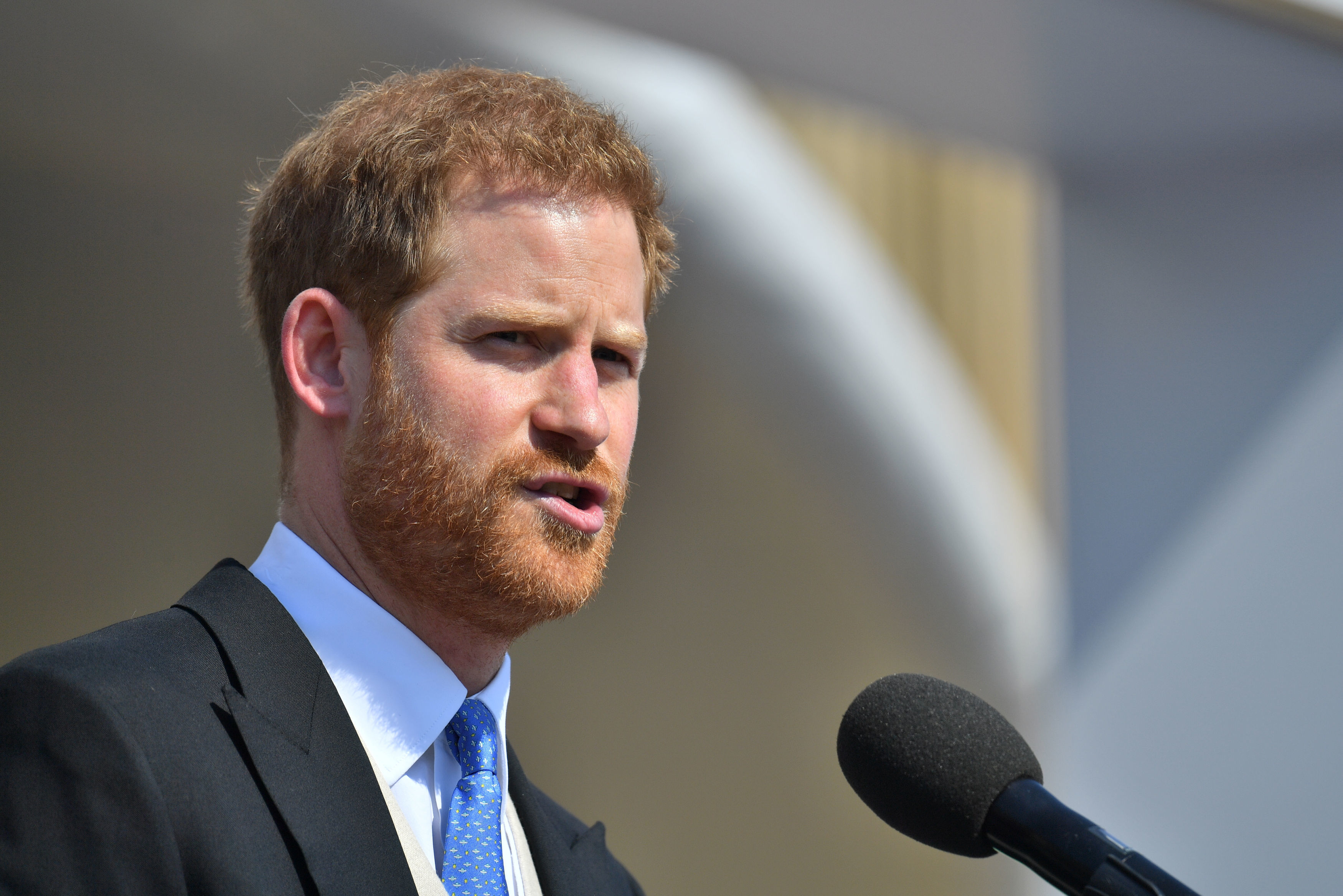 The Duke of Sussex delivers his speech (Dominic Lipinski/PA)