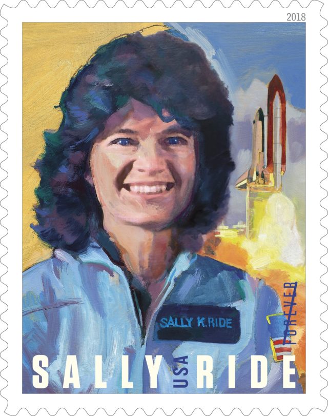 Sally Ride stamp.