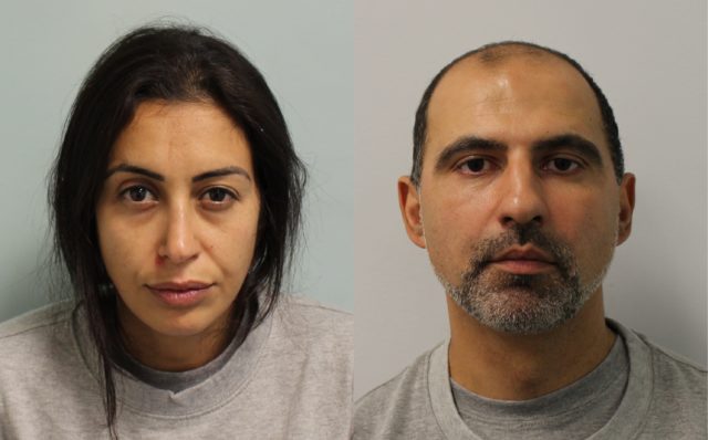 Sabrina Kouider and Ouissem Medouni have been found guilty of murdering their French nanny Sophie Lionnet. PA Wire / Met handout
