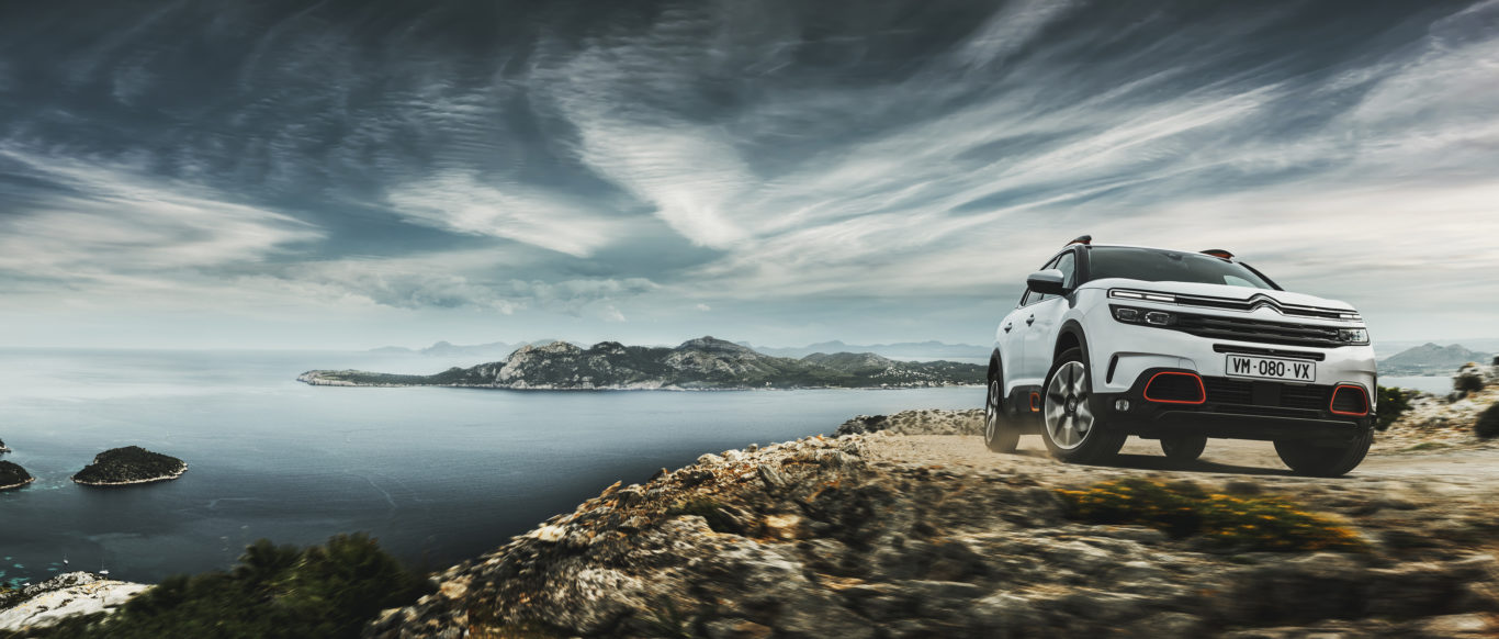 The C5 Aircross features rugged styling