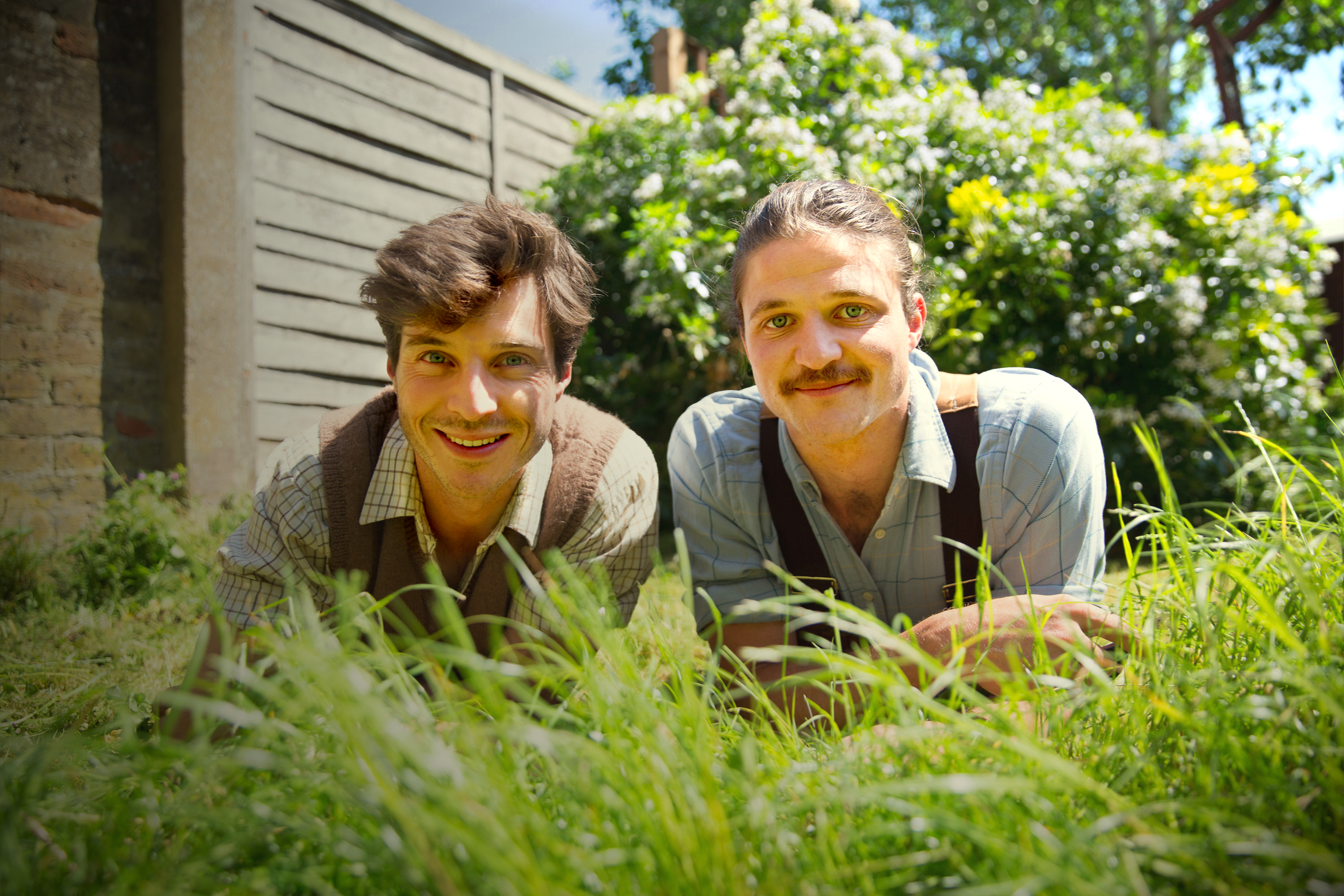 Award-winning garden designers the Rich brothers Harry and David (right) (Amazon/PA)