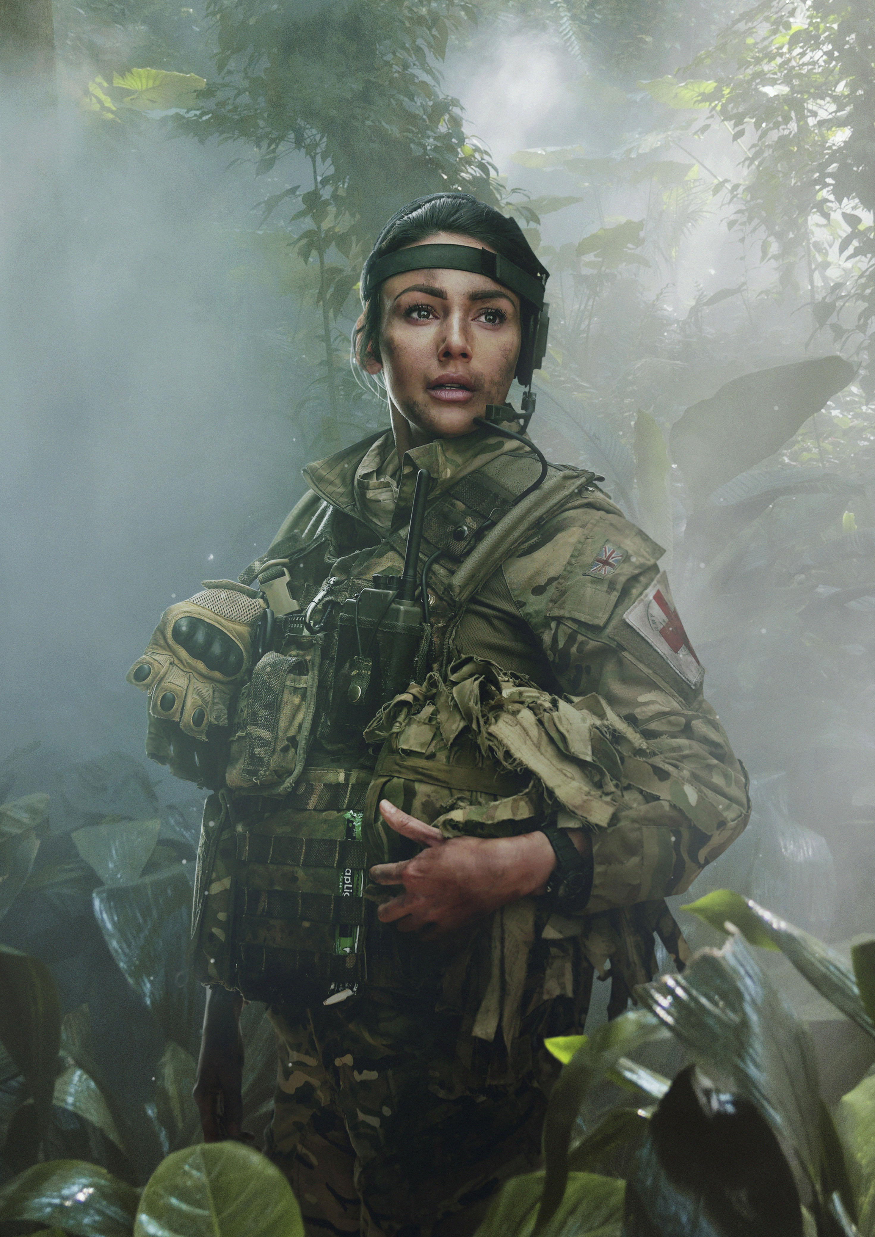 Michelle Keegan plays army medic Georgie Lane in Our Girl (BBC)
