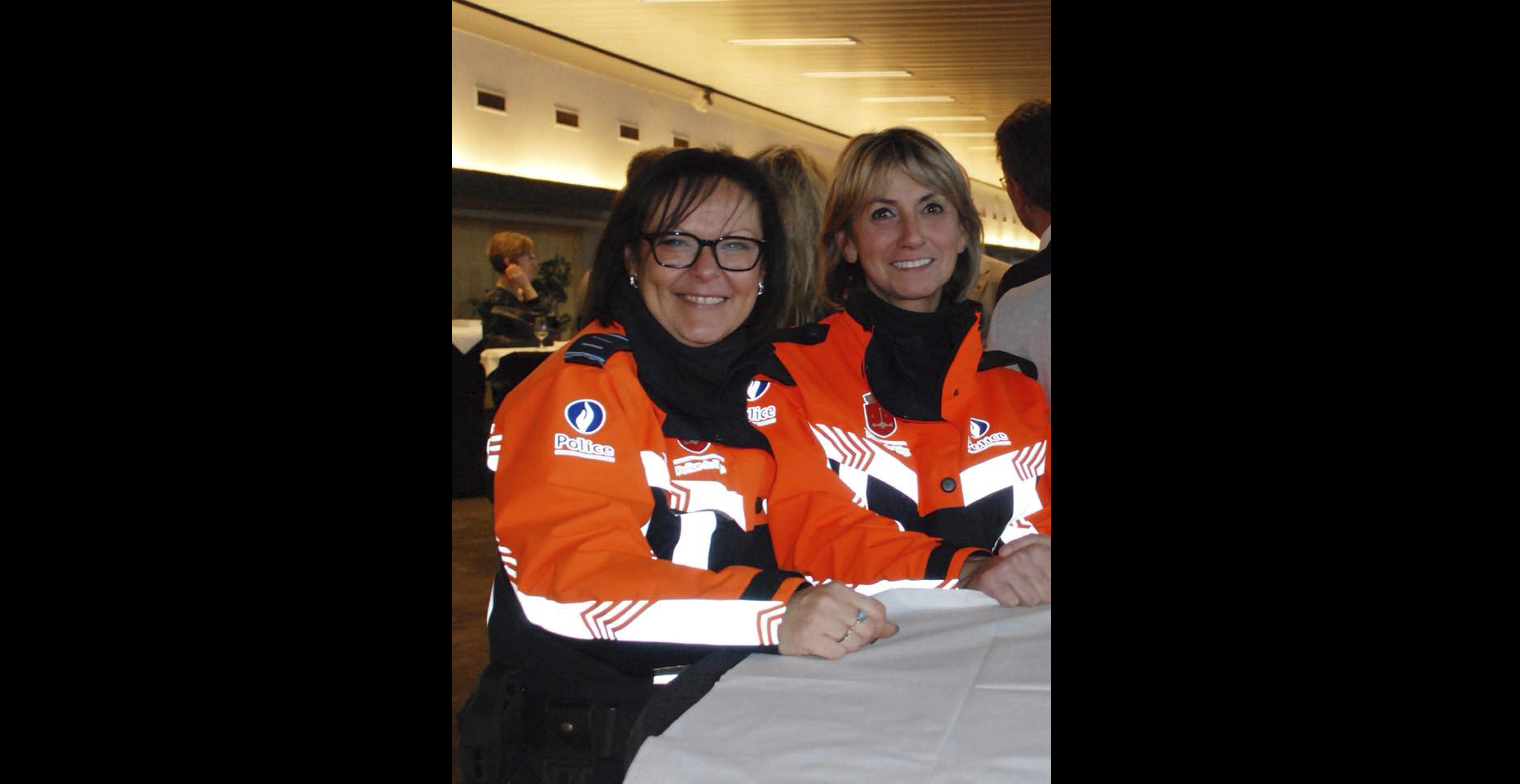 Liege police officers Soraya Belkacemi, left, and Lucille Garcia, who were killed in a shooting in the Belgian city