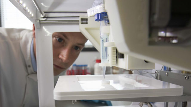 3D printed cornea.