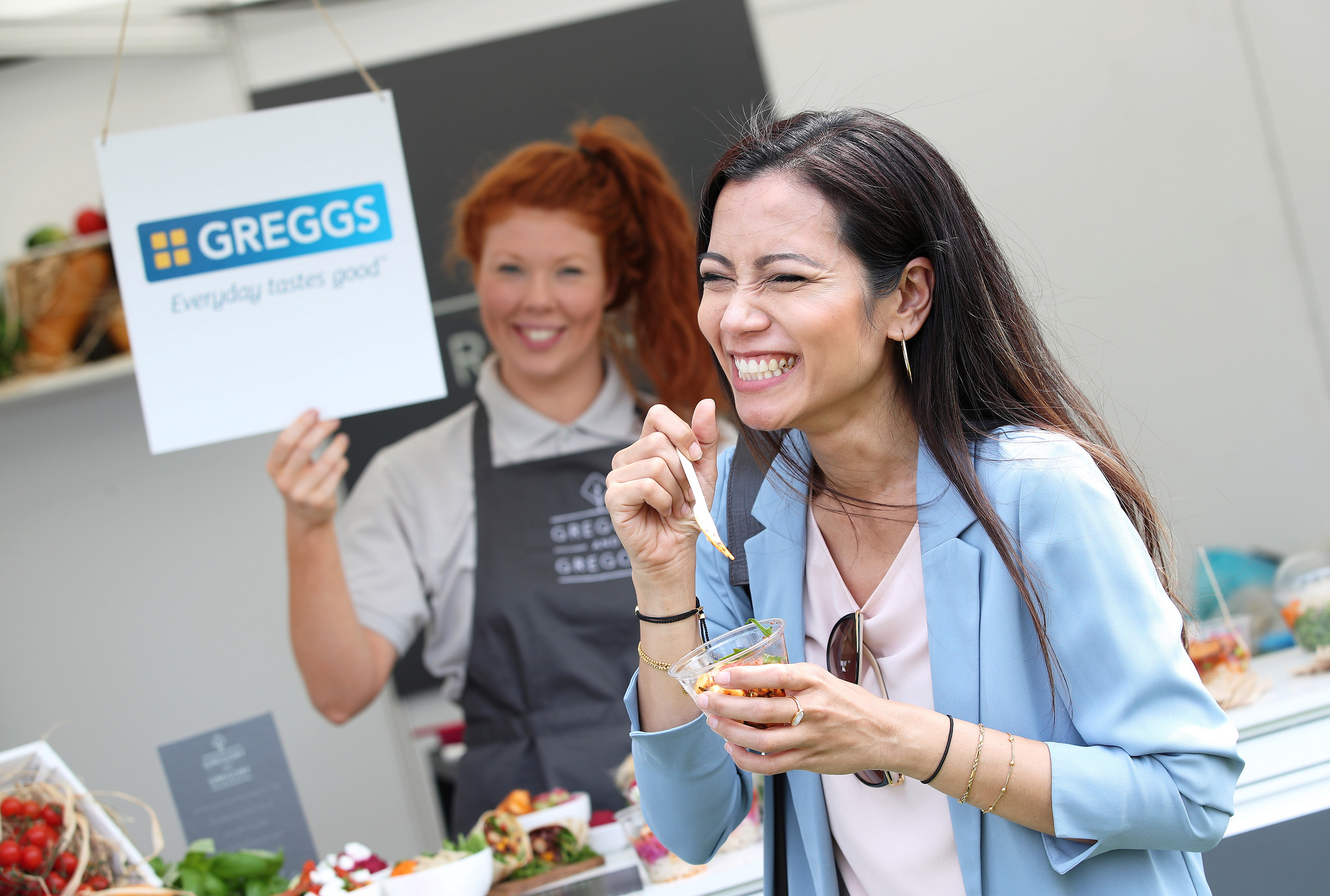 Gregory and Gregory pop-up at London food festival actually dishes up food from Greggs (Greggs)