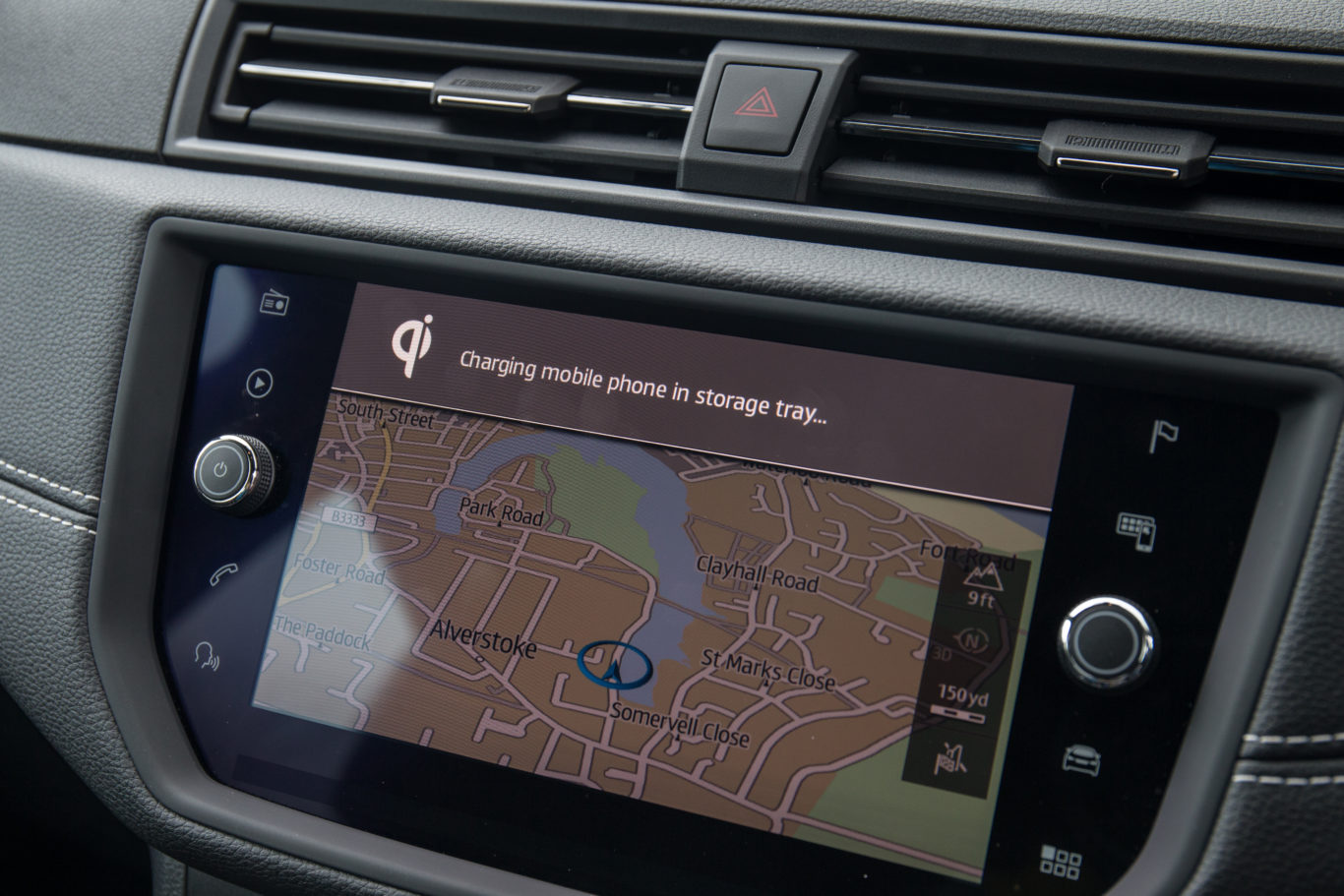 The Arona's infotainment system is controlled via a central touchscreen