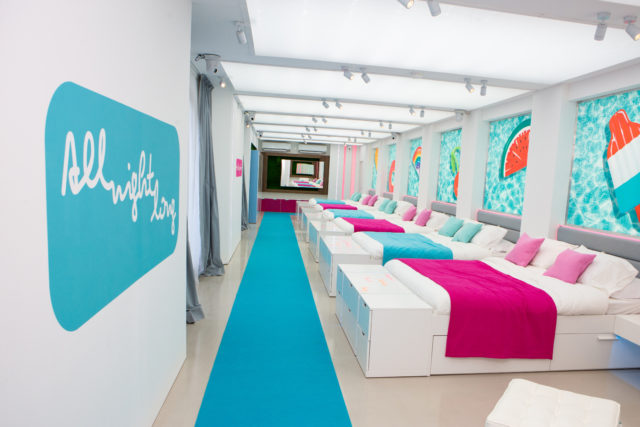 The beds inside the Love Island villa