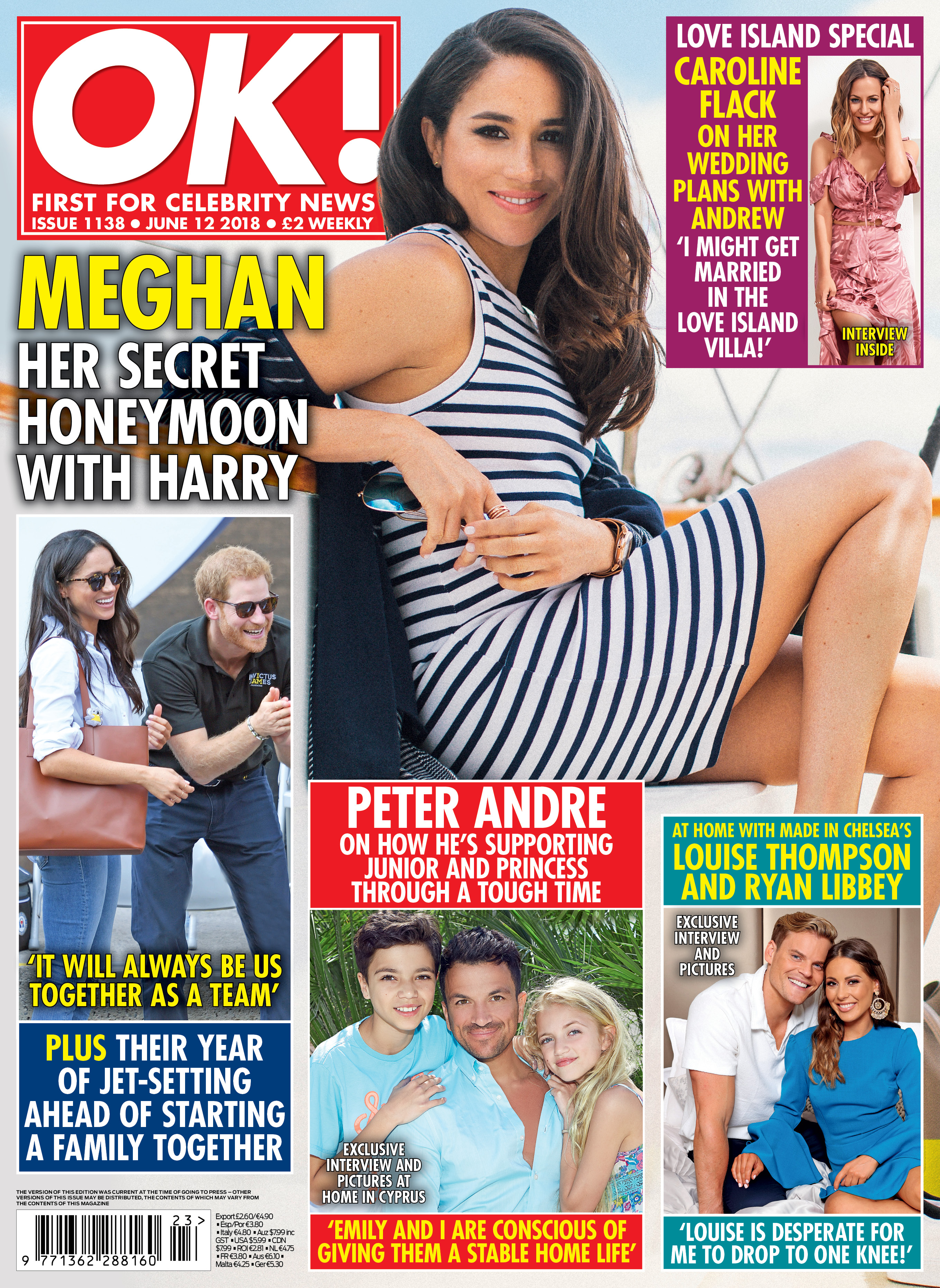 The cover of OK! magazine