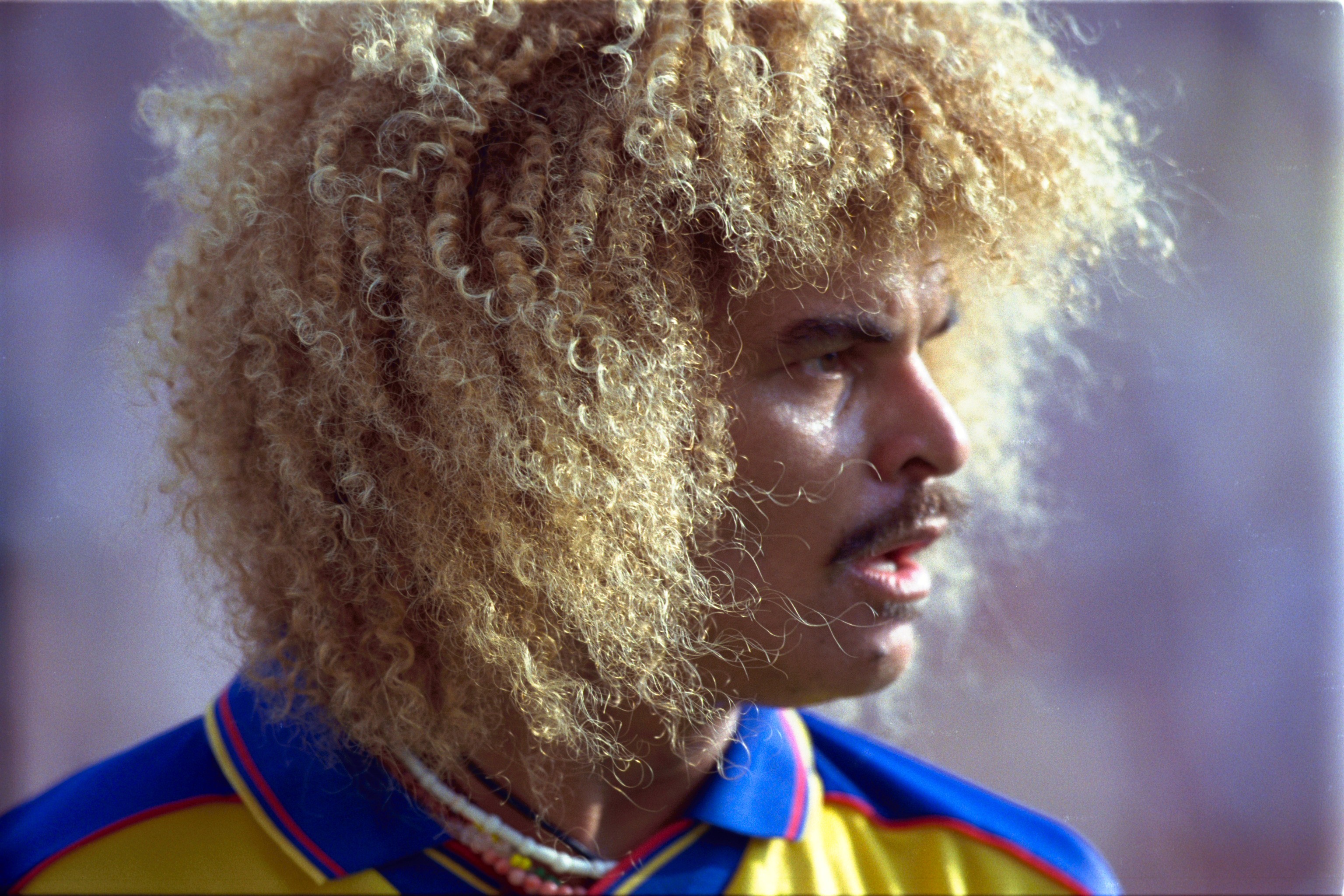 Former Colombia footballer Carlos Valderrama