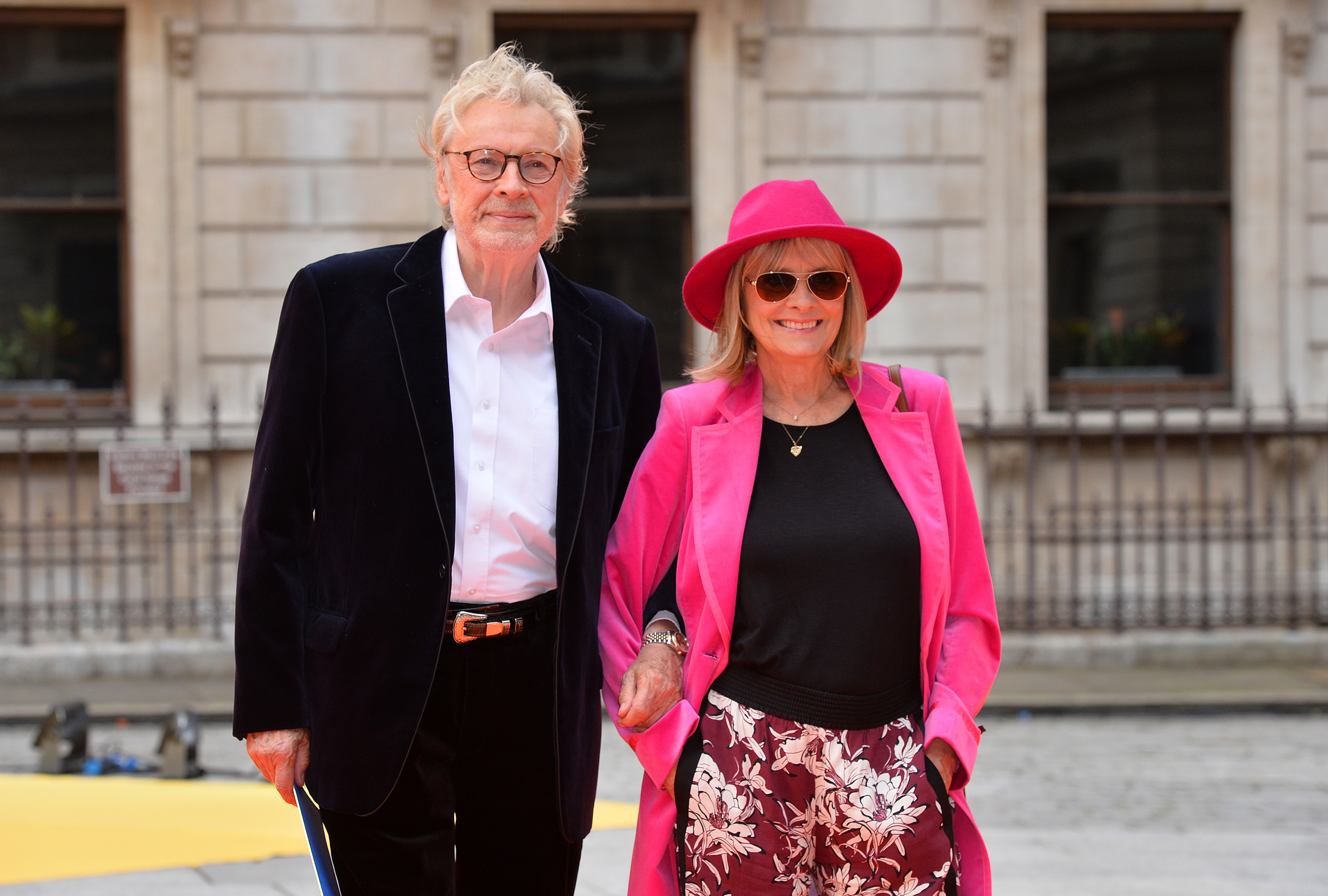 Twiggy and husband Leigh Lawson at the Royal Academy of Arts Summer Exhibition in 2017. (Matt Crossick/PA )