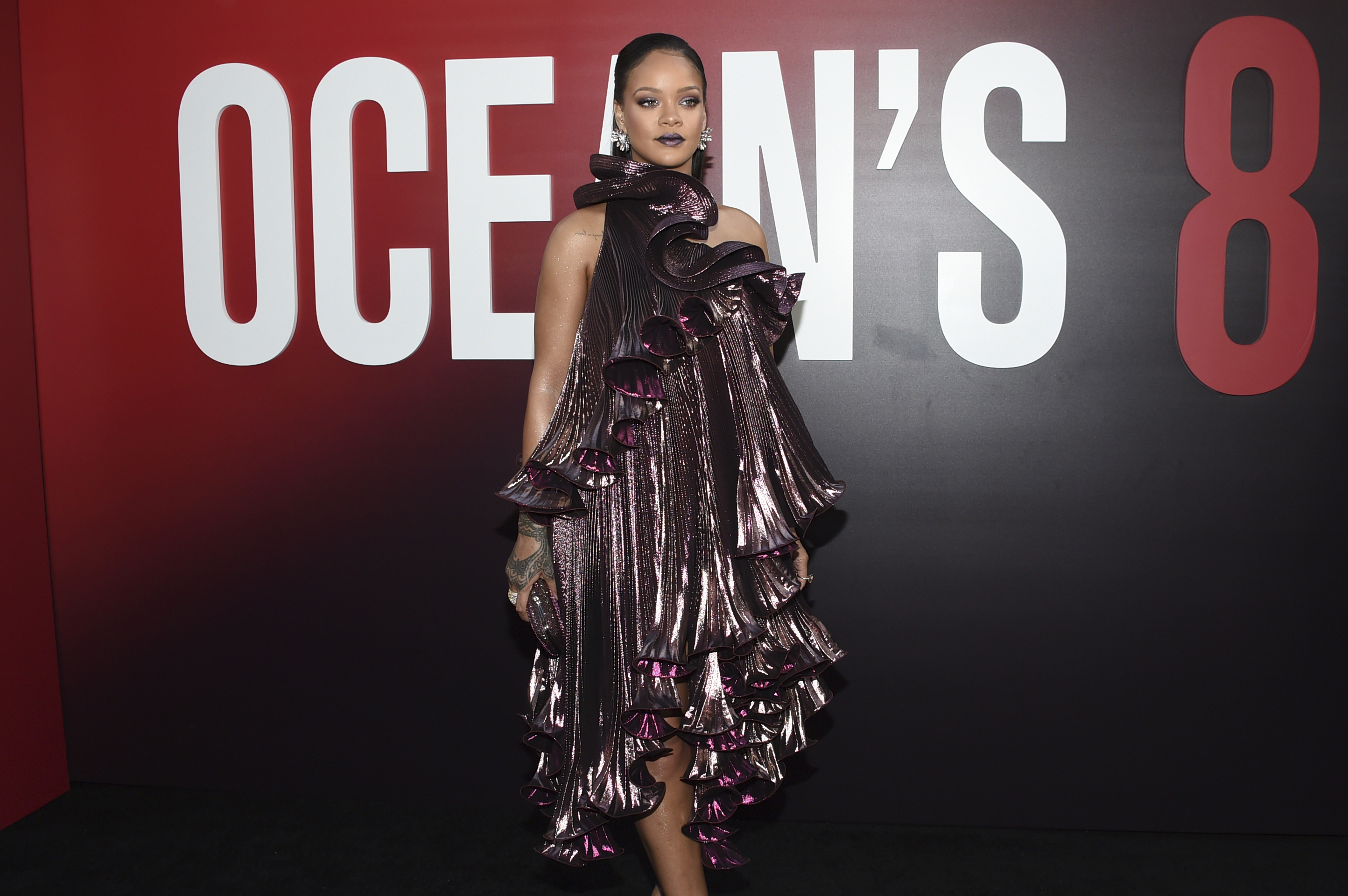 Rihanna at the world premiere (Evan Agostini/Invision/AP)