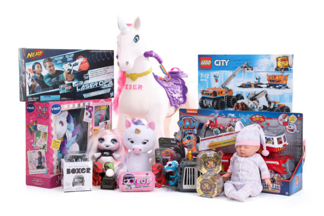 A collection of the top toys as decided by Argos buyers for 2018 (Argos/PA)