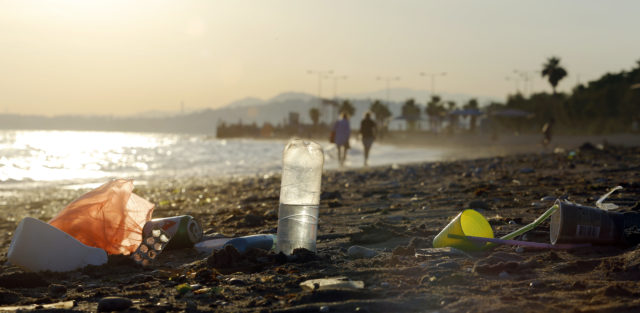 Tourists are being urged to curb their single-use plastic use on holiday (Milos Bicanski/WWF/PA)