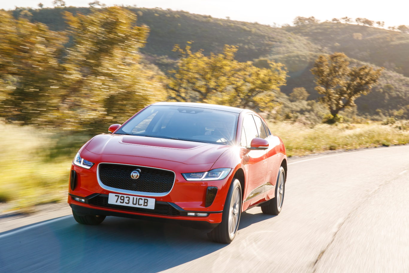 The I-Pace is capable both on- and off-road 