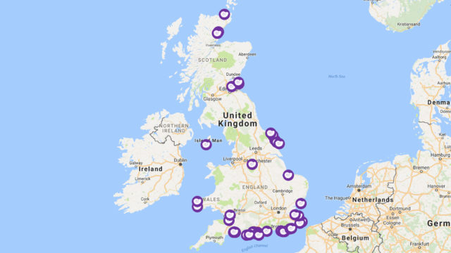 Fossil Finder Map.