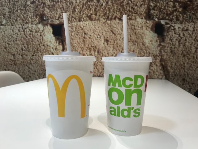 McDonald's is replacing plastic straws with paper ones from September (McDonald's/PA)
