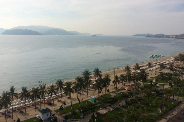 The beach resort of Nha Trang (Ed Elliot/PA)