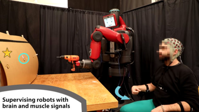 Controlling robot with the mind.