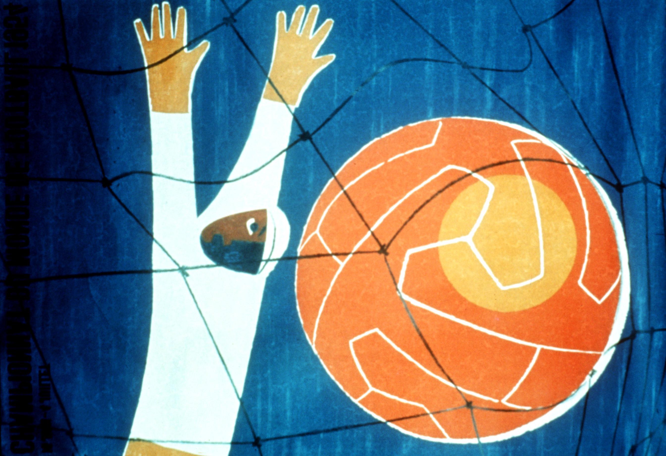 The 1954 World Cup poster