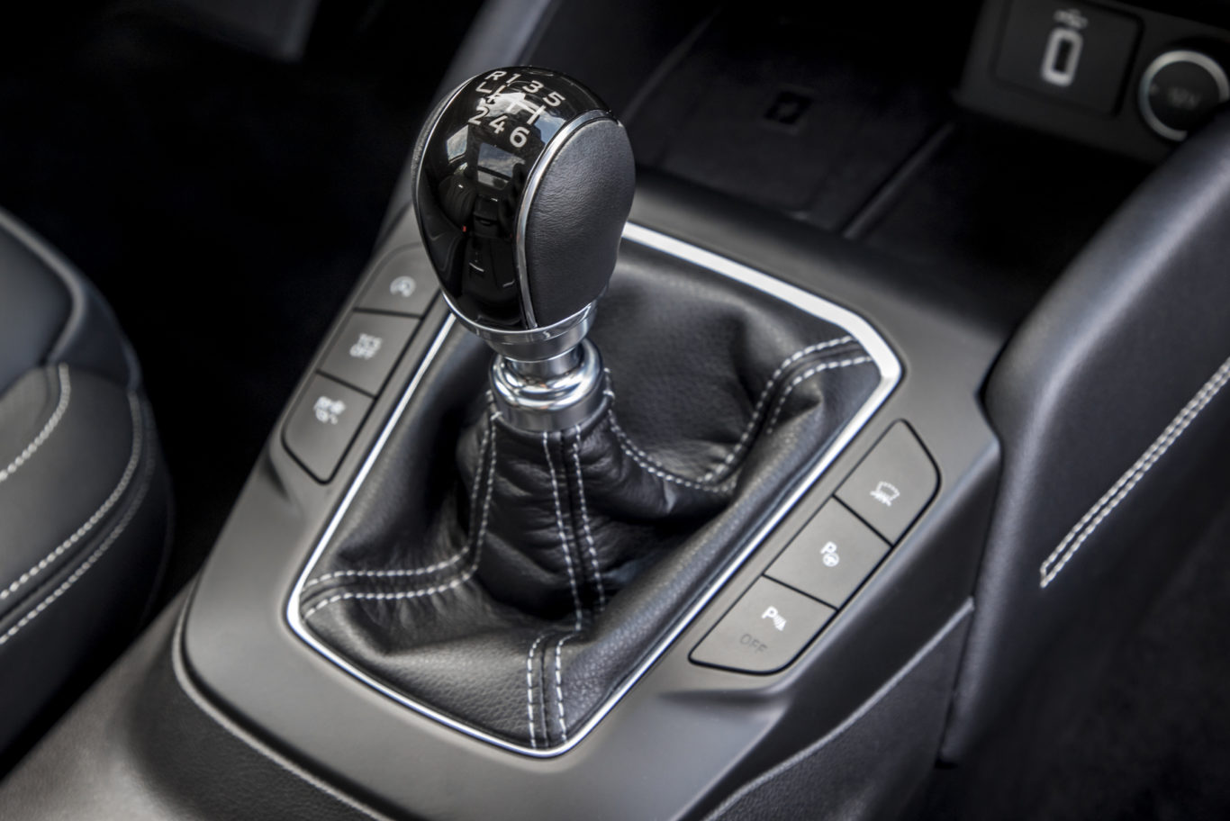 The six-speed manual has been updated too
