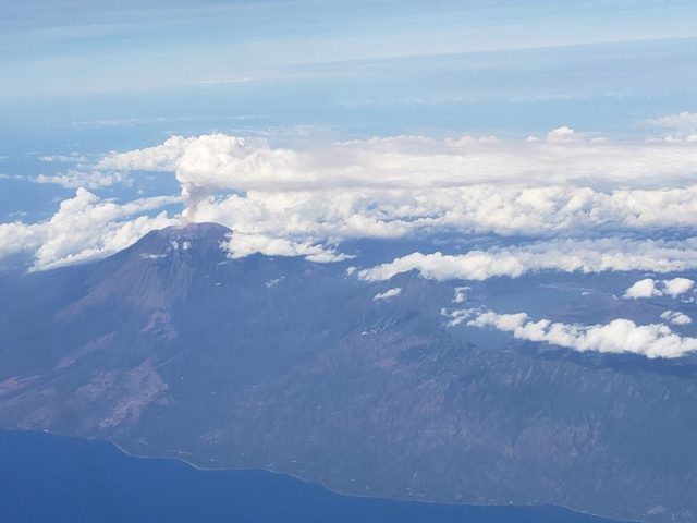 Mount Agung in Bali.