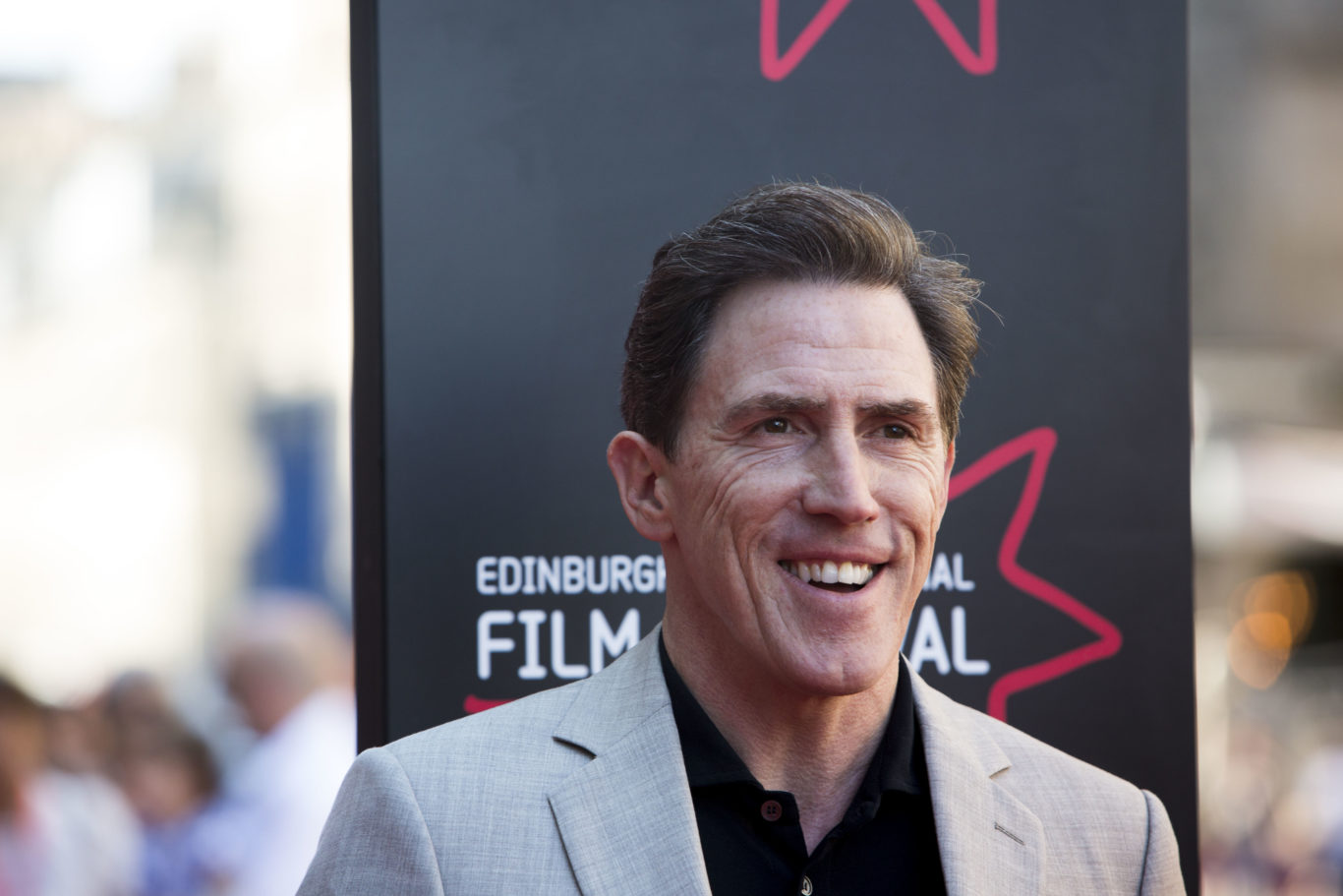 Rob Brydon plays Eric in Swimming with Men (EIFF/PA)