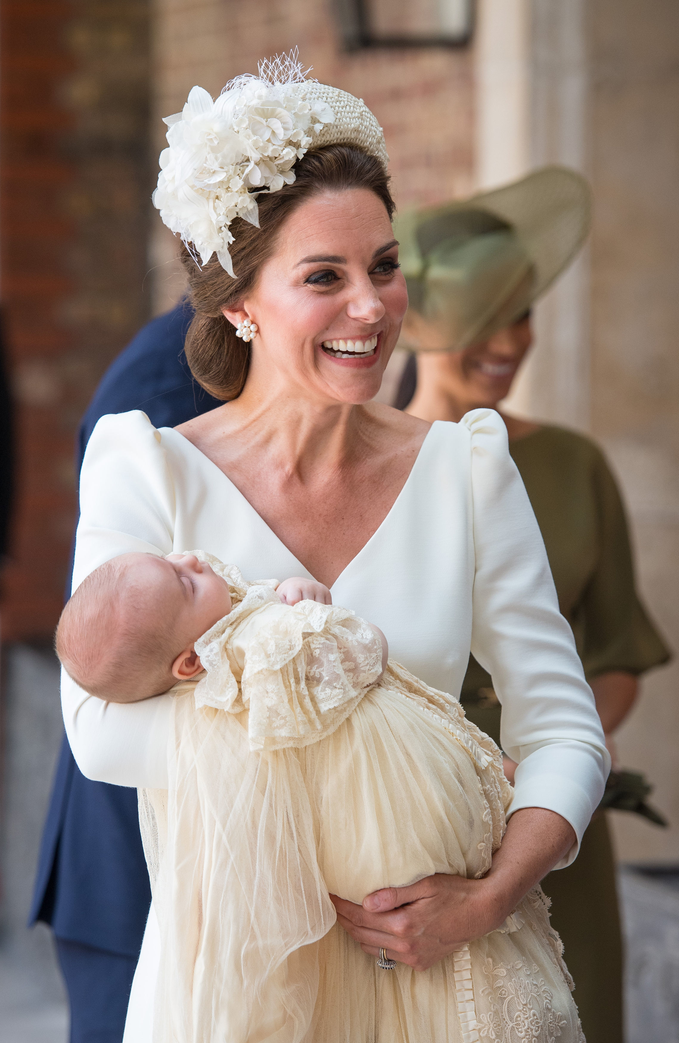 Prince Louis with Kate