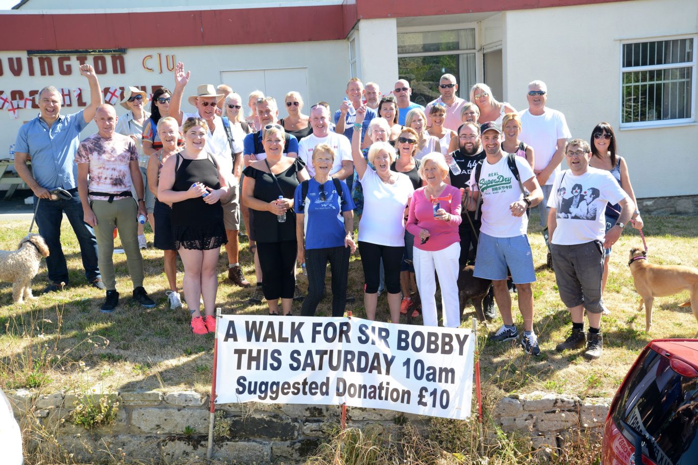 Lady Elsie Robson and charity fundraisers