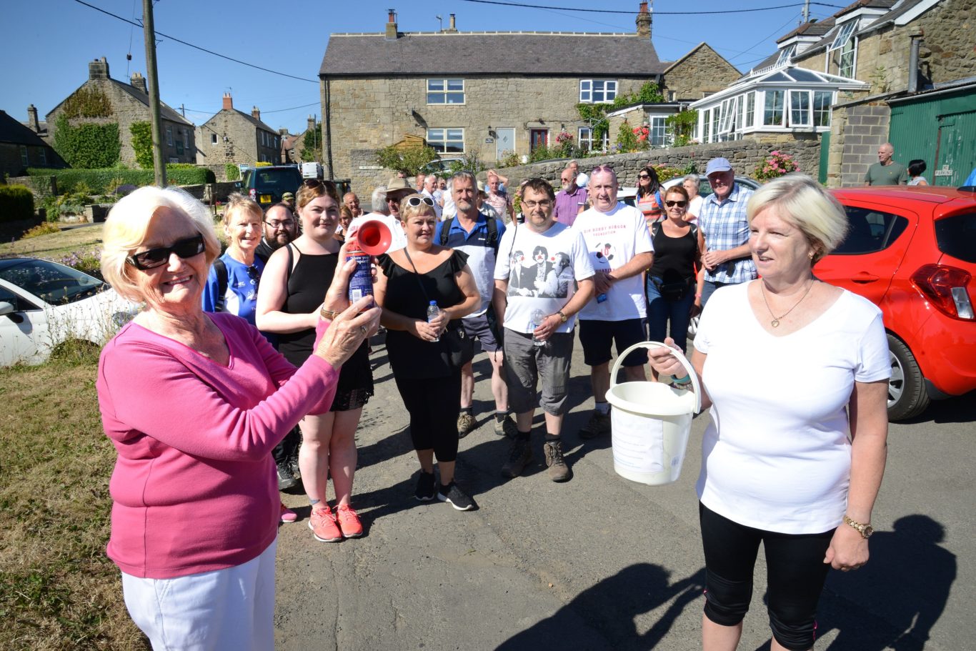 Lady Elsie Robson and charity fundraisers