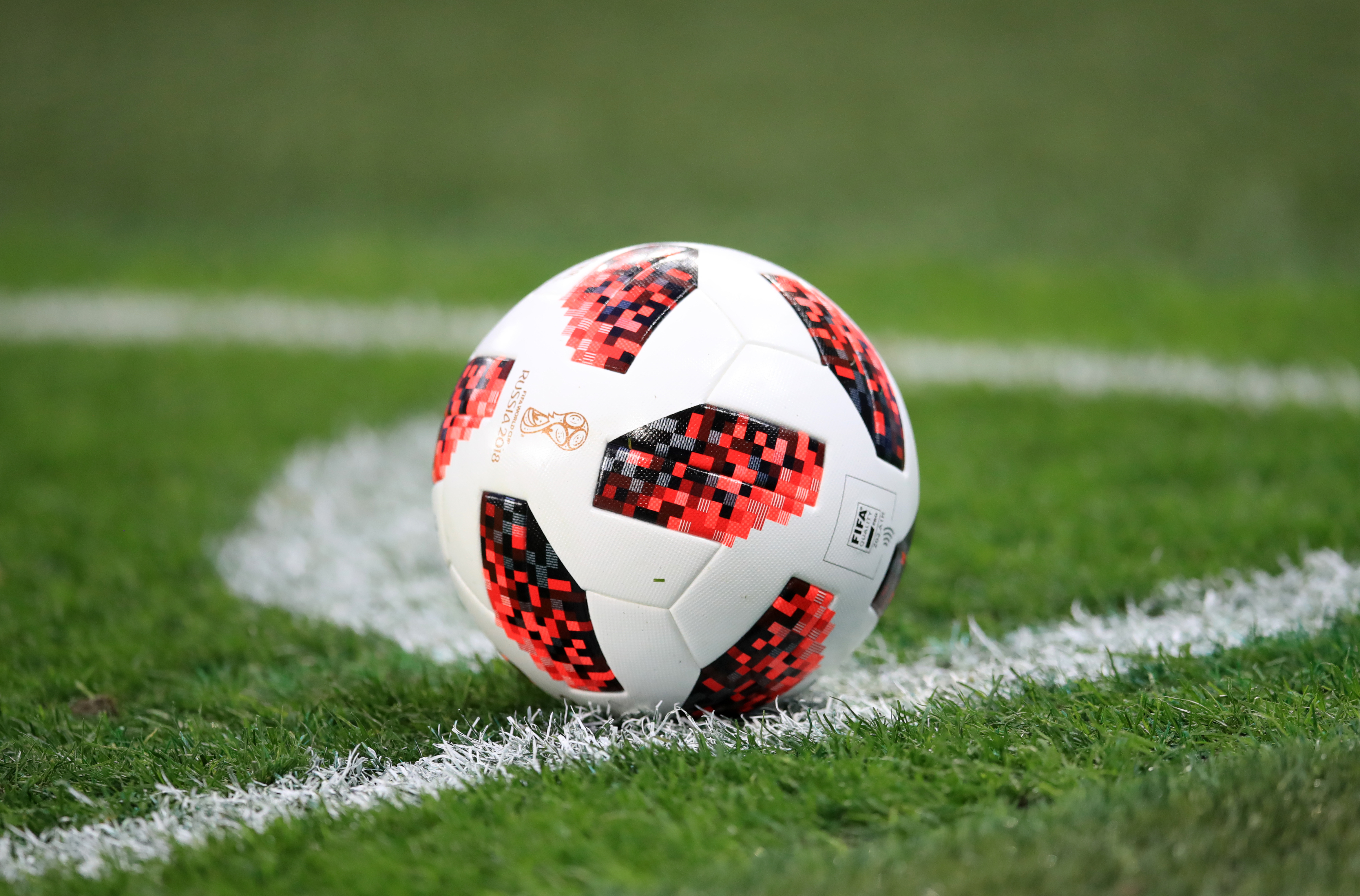A general view of an Adidas Telstar match ball