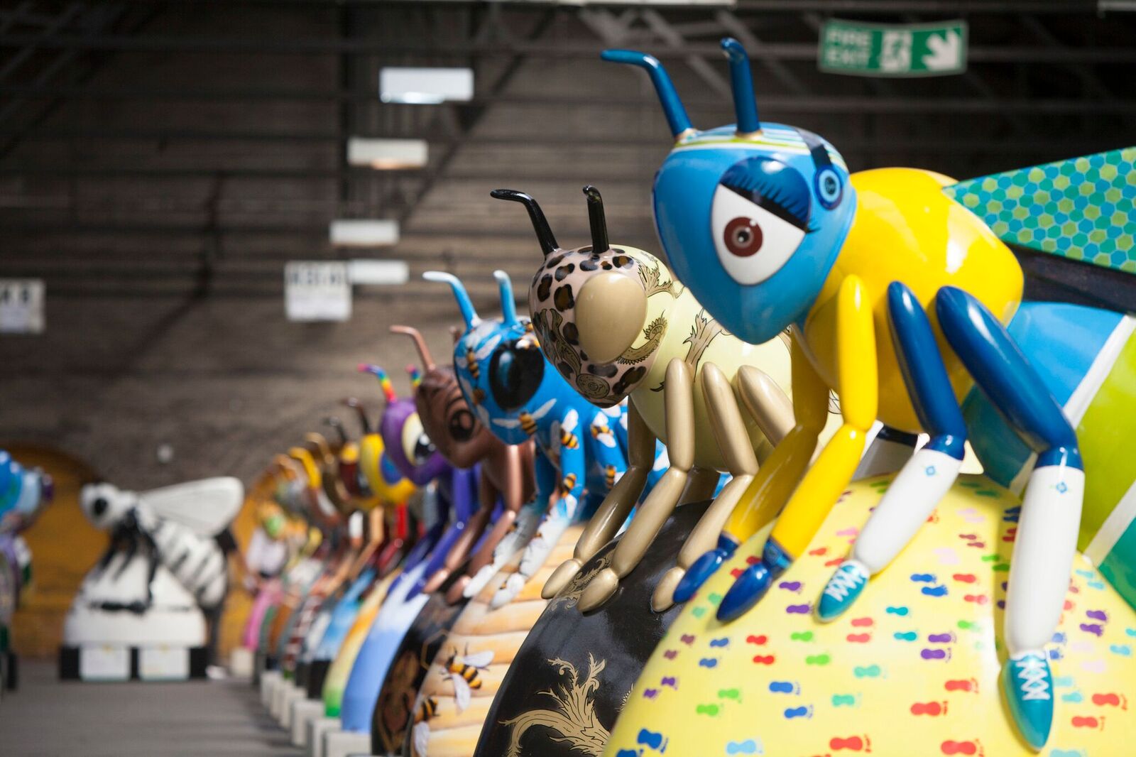Bee in the City sculptures